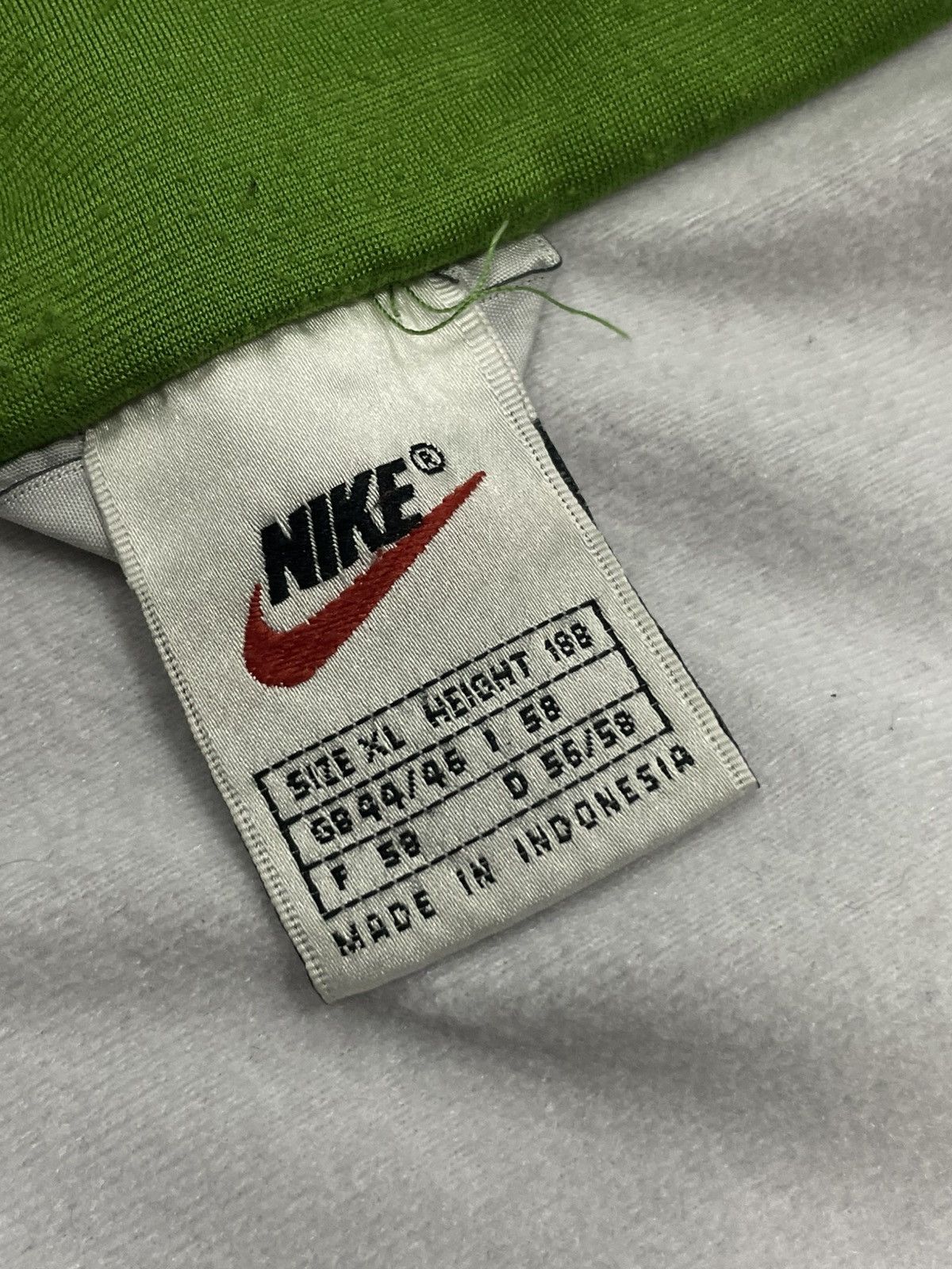 Nike Vintage Nike Big Swoosh Cotton Boxy Track Jacket Size US XL / EU 56 / 4 - 6 Thumbnail