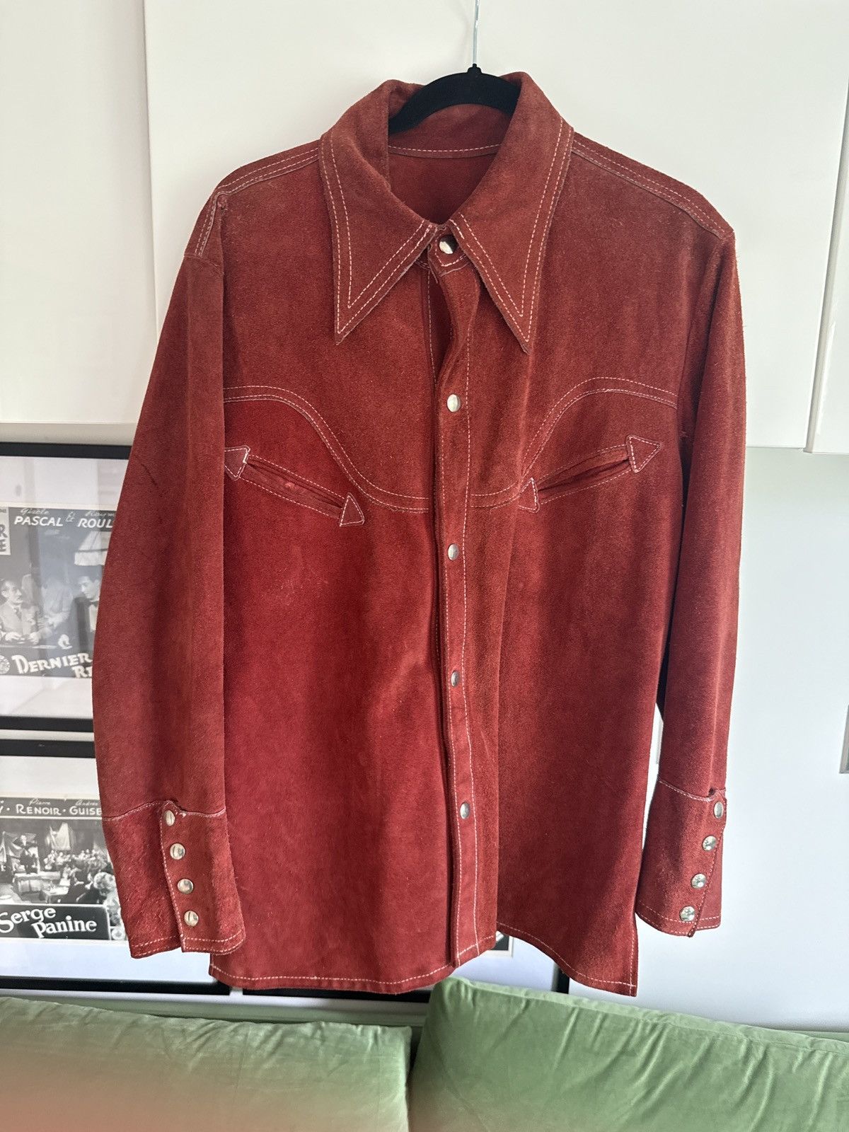 Schott Schott Brothers western leather jackey - shirt - snap button Size US L / EU 52-54 / 3 - 1 Thumbnail