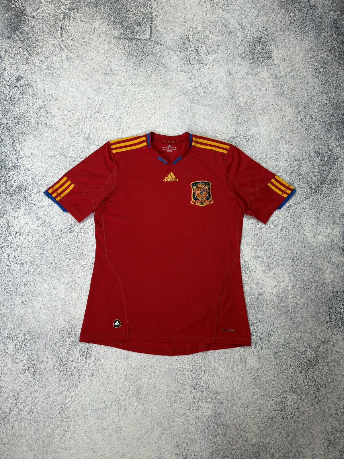 Adidas ADIDAS SPAIN 2009/2010 HOME SHIRT FOOTBALL SOCCER JERSEY 🇪🇸 Size US M / EU 48-50 / 2 - 1 Thumbnail