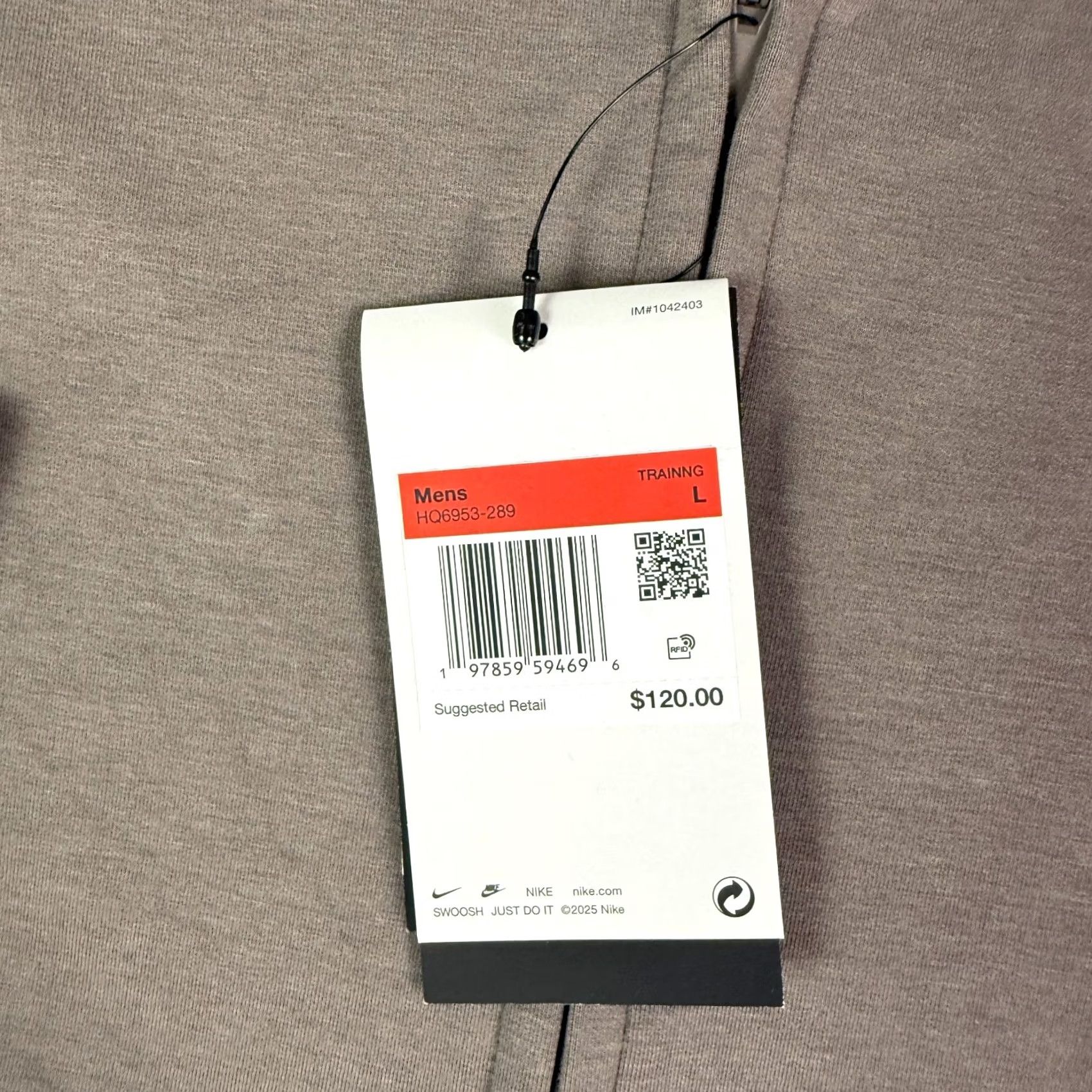 Nike Nike 24.7 Impossibly Soft 1/2 Zip Pullover Mens L Stone Sweatshirt HQ6953-289 Size US L / EU 52-54 / 3 - 3 Thumbnail