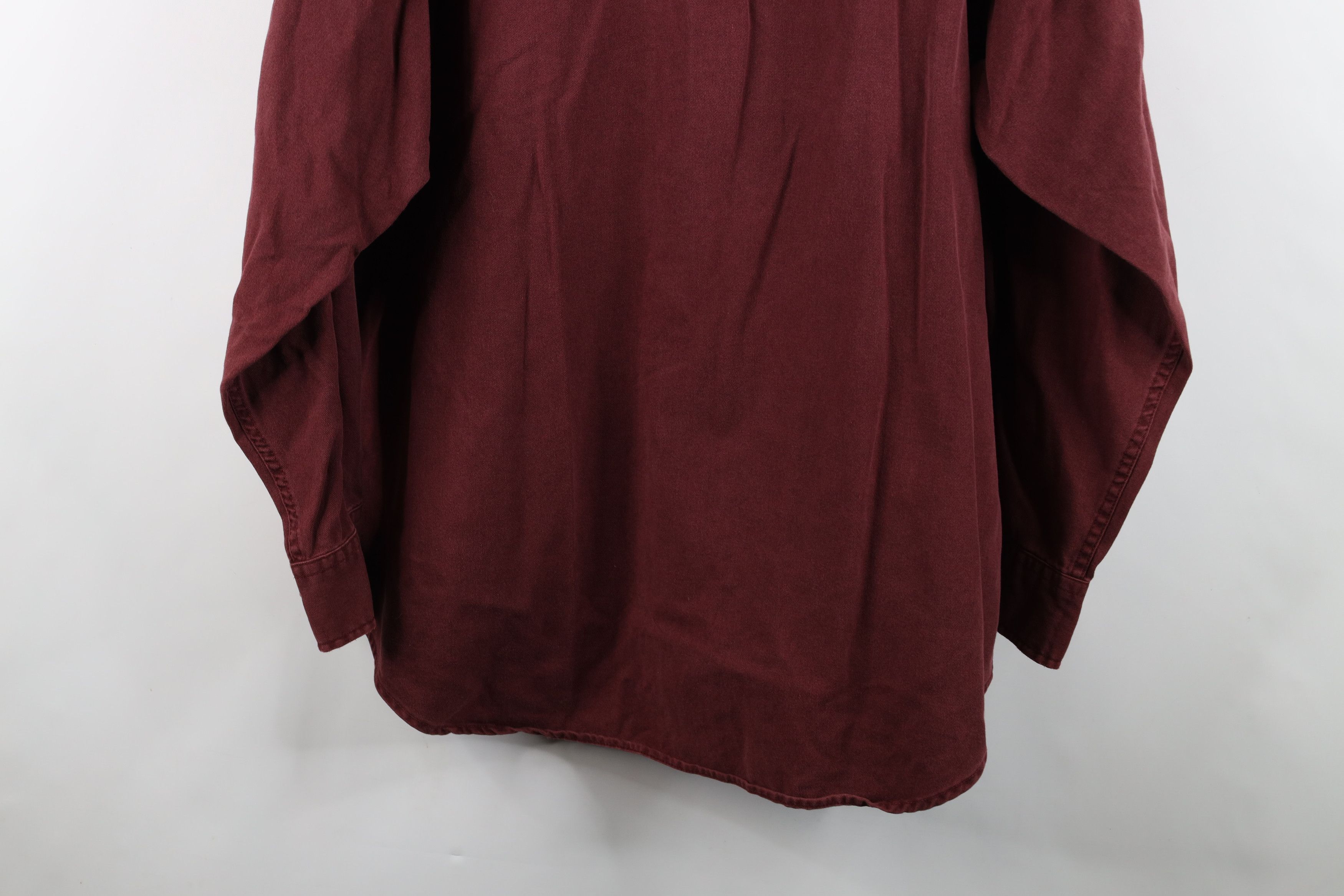 Gap Vintage 90s Gap Western Cowboy Snap Button Shirt Red Cotton Size US XL / EU 56 / 4 - 13 Thumbnail