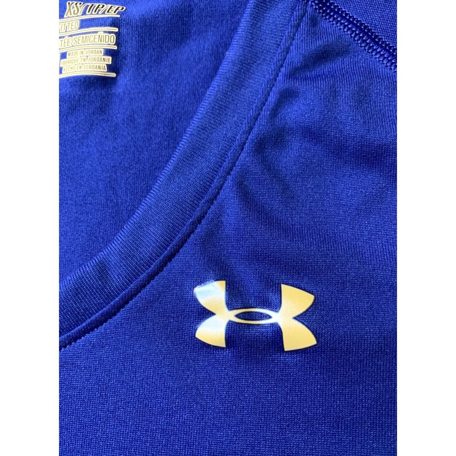 Under Armour UNDER ARMOUR HEATGEAR WOMEN SHIRT XS BLUE COMPRESSION TRAINING T-SHIRT jersey ORIGINAL SIZE XS Size XS / US 0-2 / IT 36-38 - 3 Thumbnail