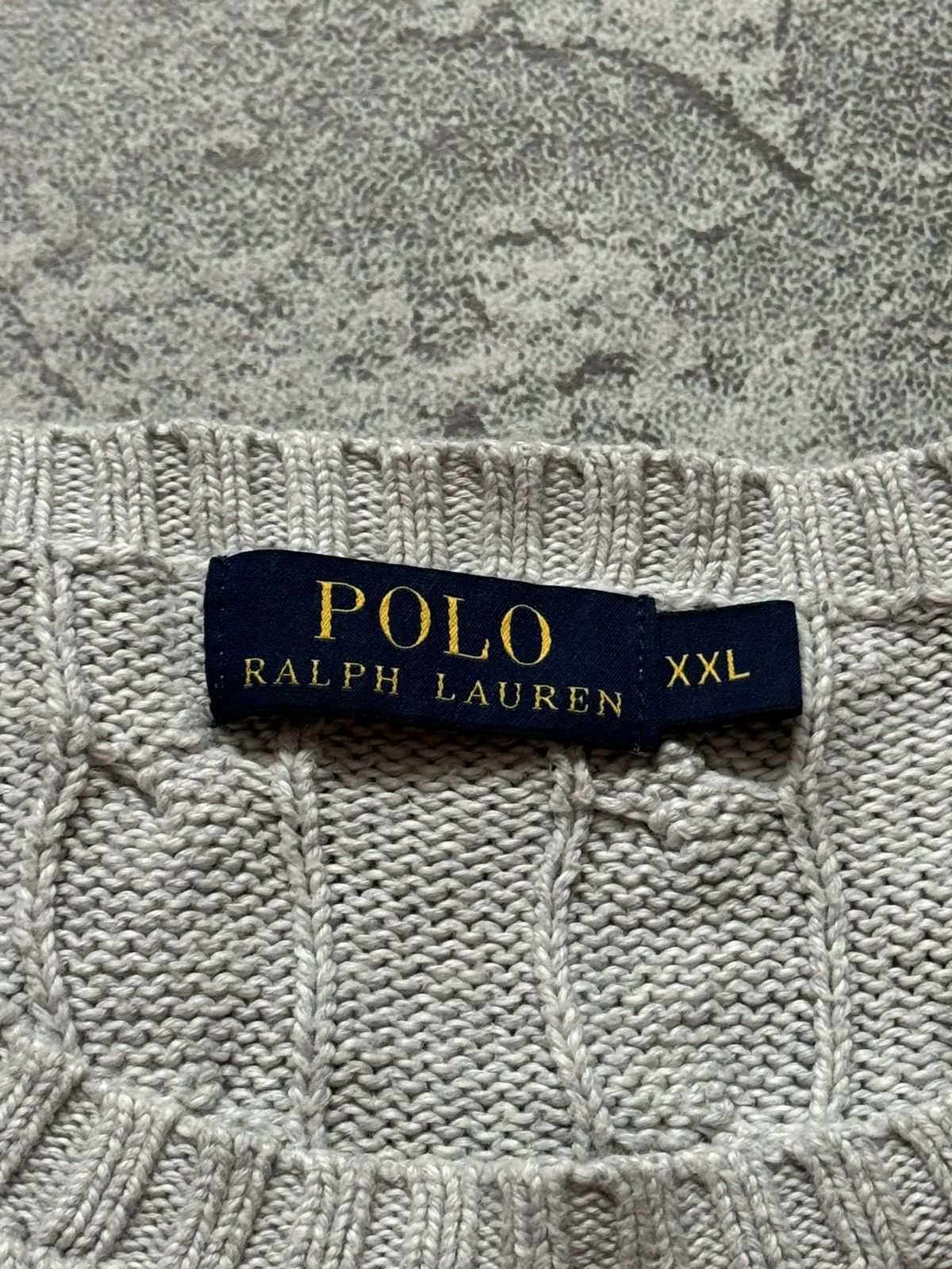 Polo Ralph Lauren Polo Ralph Lauren XL cable knit sweater jumper pullover Size US XXL / EU 58 / 5 - 8 Thumbnail