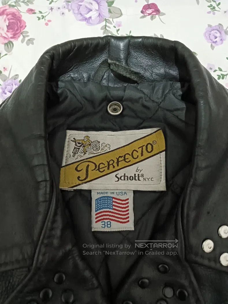 Schott Schott 618 riveted locomotive leather jacket Size US L / EU 52-54 / 3 - 5 Thumbnail