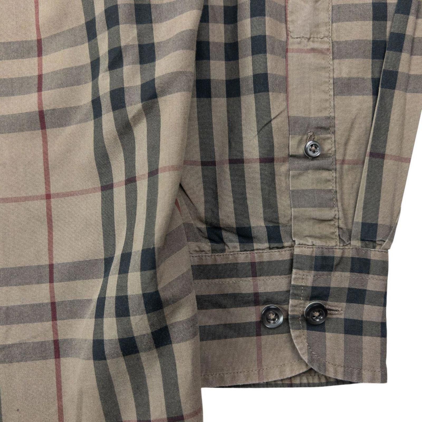 Burberry Vintage 2000s Burberry Nova Check Long Sleeve Shirt Size L Size US L / EU 52-54 / 3 - 4 Thumbnail