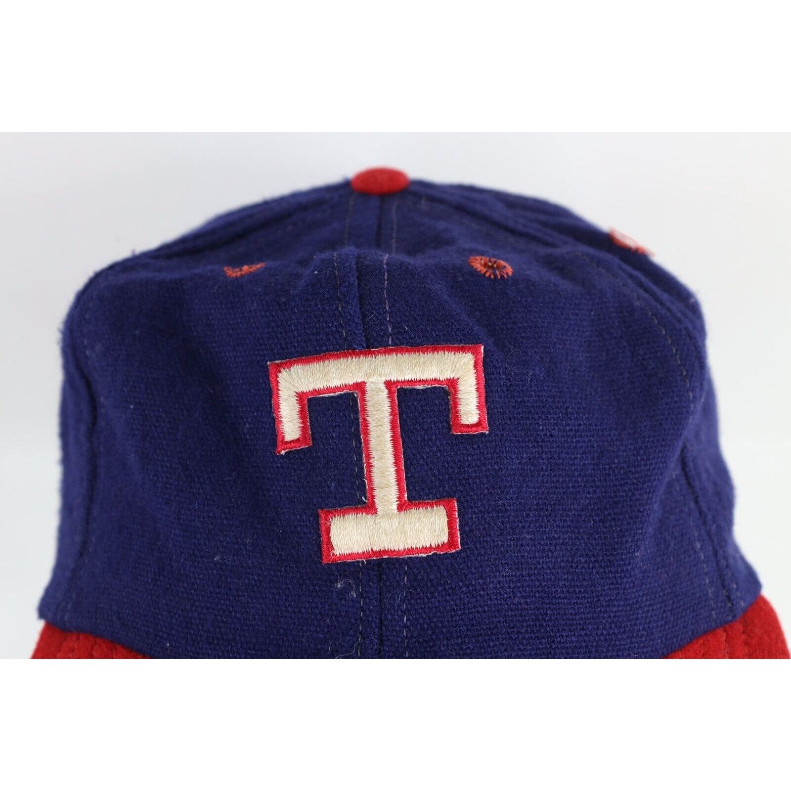 Vintage Vintage 70s Distressed Wool Texas Rangers Baseball Hat Size ONE SIZE - 2 Thumbnail