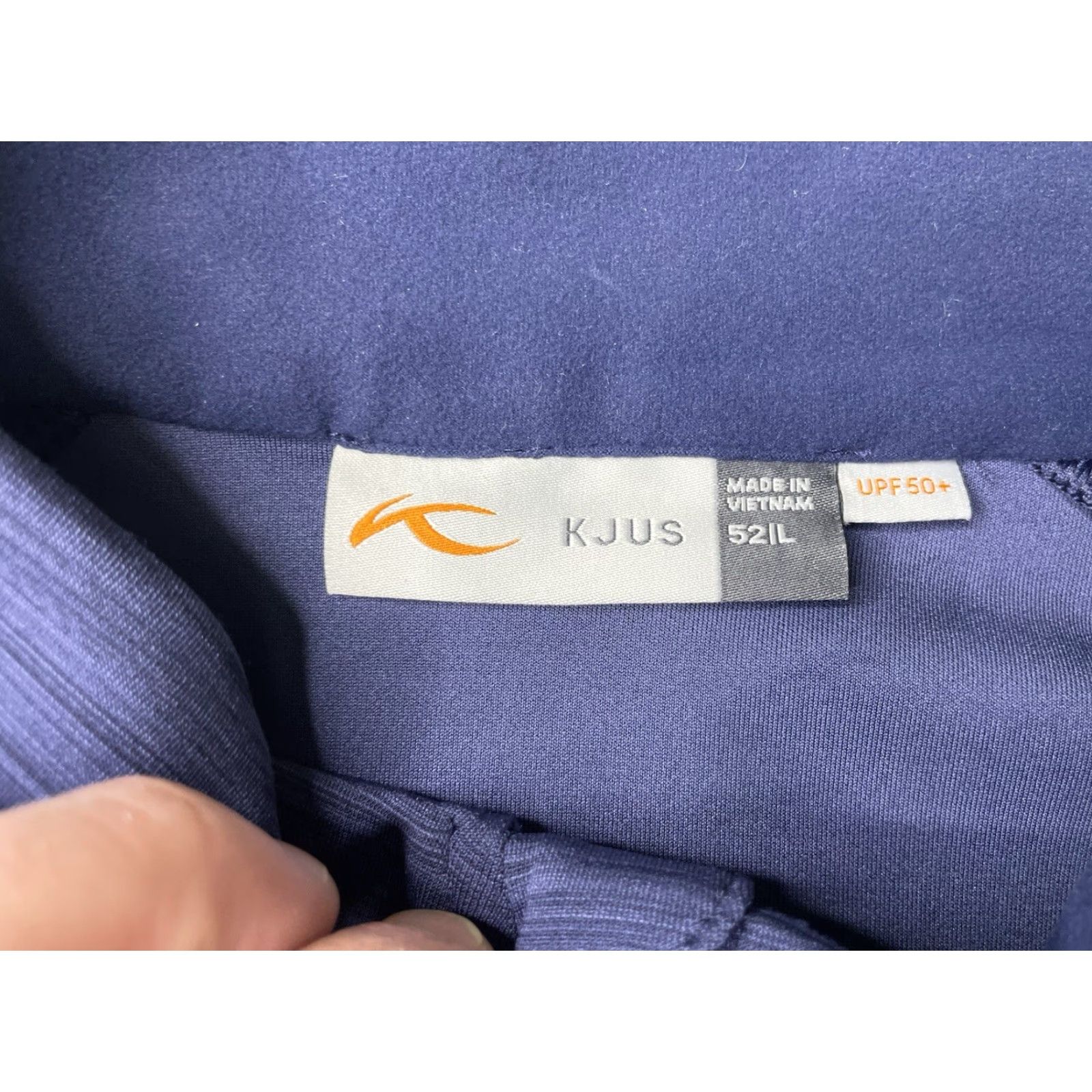 KJUS KJUS Men's Colton Midlayer Jacket L Blue Full Zip UPF 50+ MG25-L02 Golf Ski Outdoor Solid Short Jacket Size US L / EU 52-54 / 3 - 4 Thumbnail
