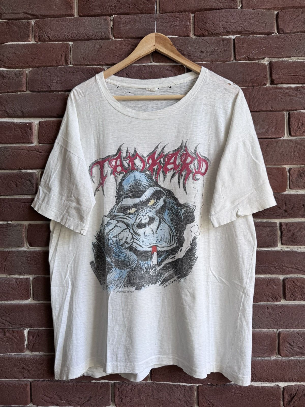 Band Tees Rare Tankard 1990 The Meaning Life Metal Vintage Band Shirt Size US L / EU 52-54 / 3 - 1 Thumbnail