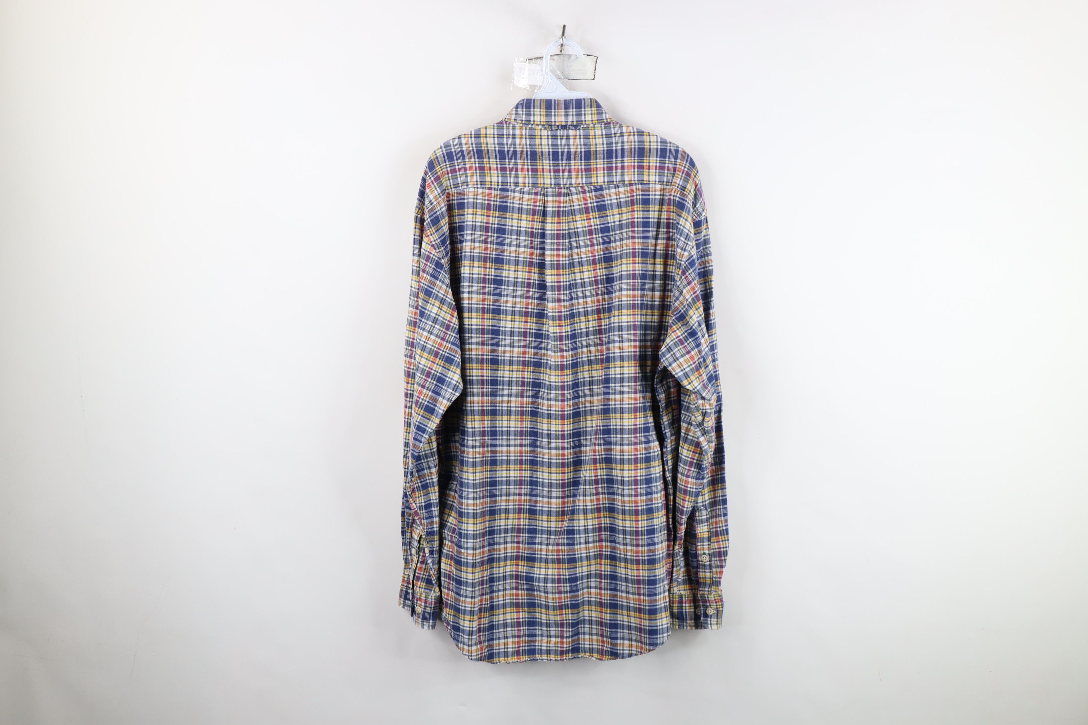 Tommy Hilfiger Vintage 90s Tommy Hilfiger Plaid Collared Button Down Shirt Size US M / EU 48-50 / 2 - 9 Thumbnail