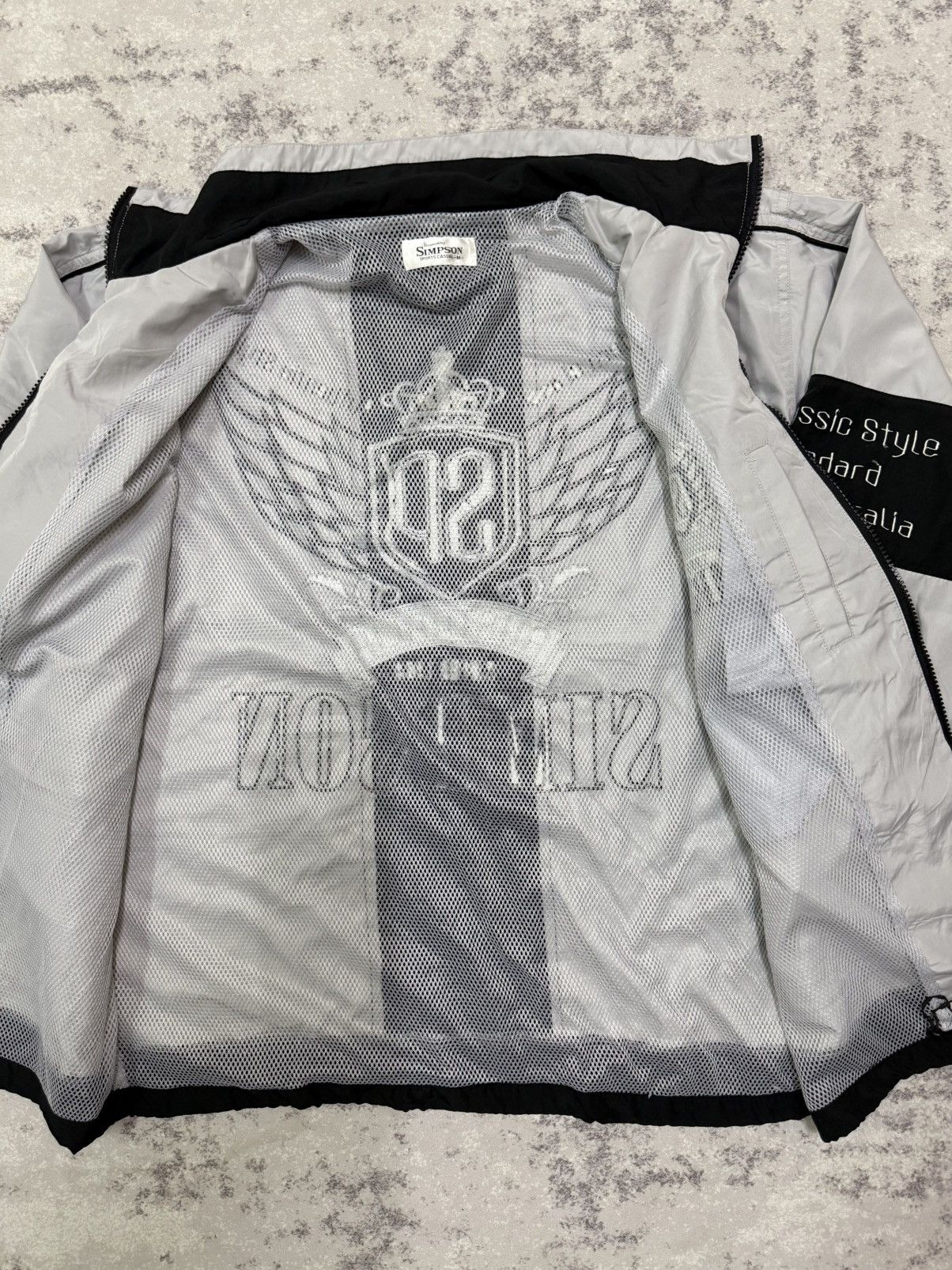 The Simpsons Vintage Simpson Sport Windbreaker Jacket Size US L / EU 52-54 / 3 - 8 Thumbnail