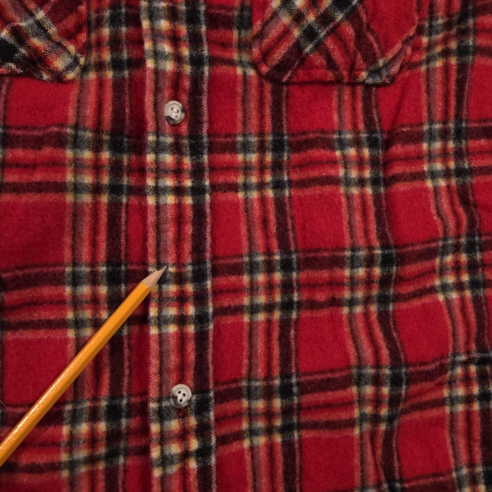 Vintage VINTAGE St Johns Bay Shirt Mens XL Plaid Wool Flannel Button Up Korea 90s Size US XL / EU 56 / 4 - 5 Thumbnail