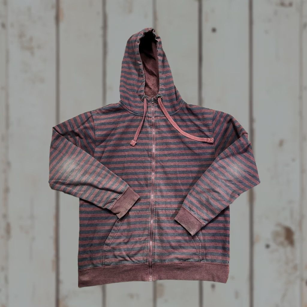 Jordan Craig Jordan Craig Hoodie Sweatshirt Mens XL Red Striped Full Zip Fleece Pockets Size US XL / EU 56 / 4 - 1 Thumbnail