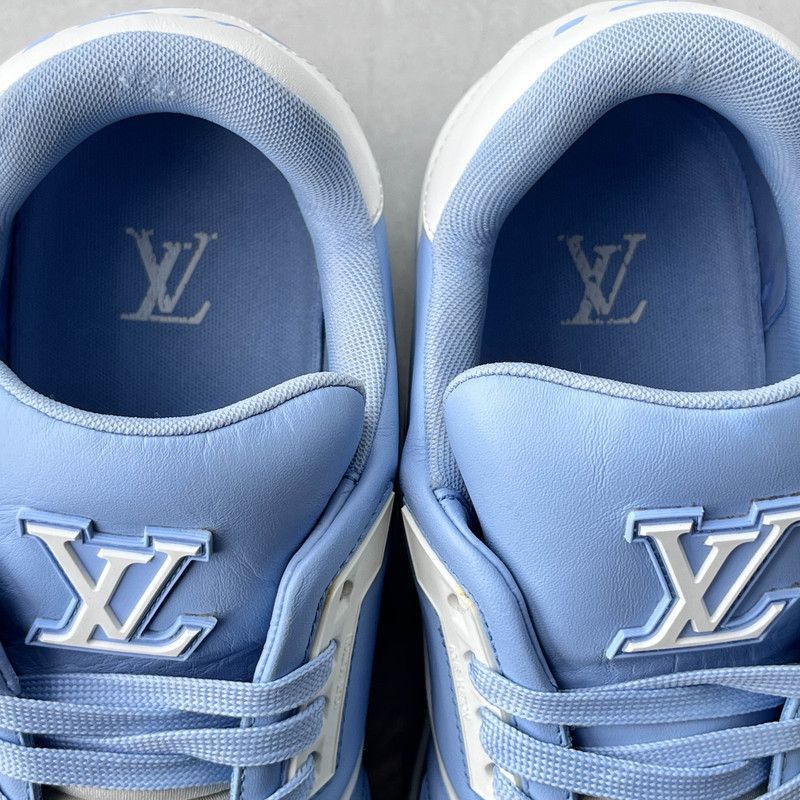 Louis Vuitton Louis Vuitton Blue Trainer Fashion Sneakers for Men -2508 Size US 8.5 / EU 41-42 - 9 Thumbnail