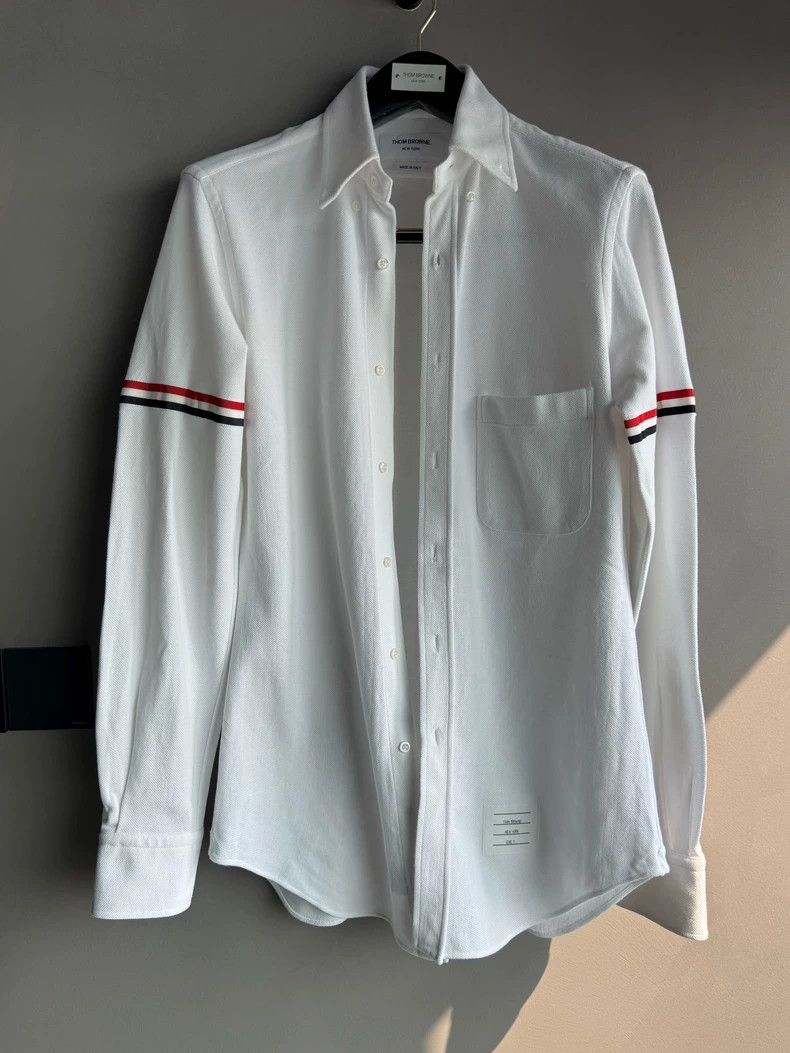 Thom Browne Thom Browne size2 White two-sleeved shirt jacket Size US M / EU 48-50 / 2 - 1 Thumbnail