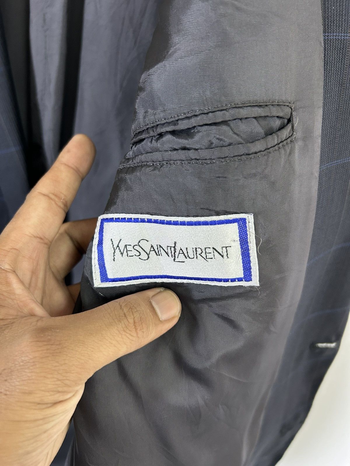 Yves Saint Laurent ⚡️Vintage Yvessaintlaurent Wool Button Coat Size US M / EU 48-50 / 2 - 10 Thumbnail