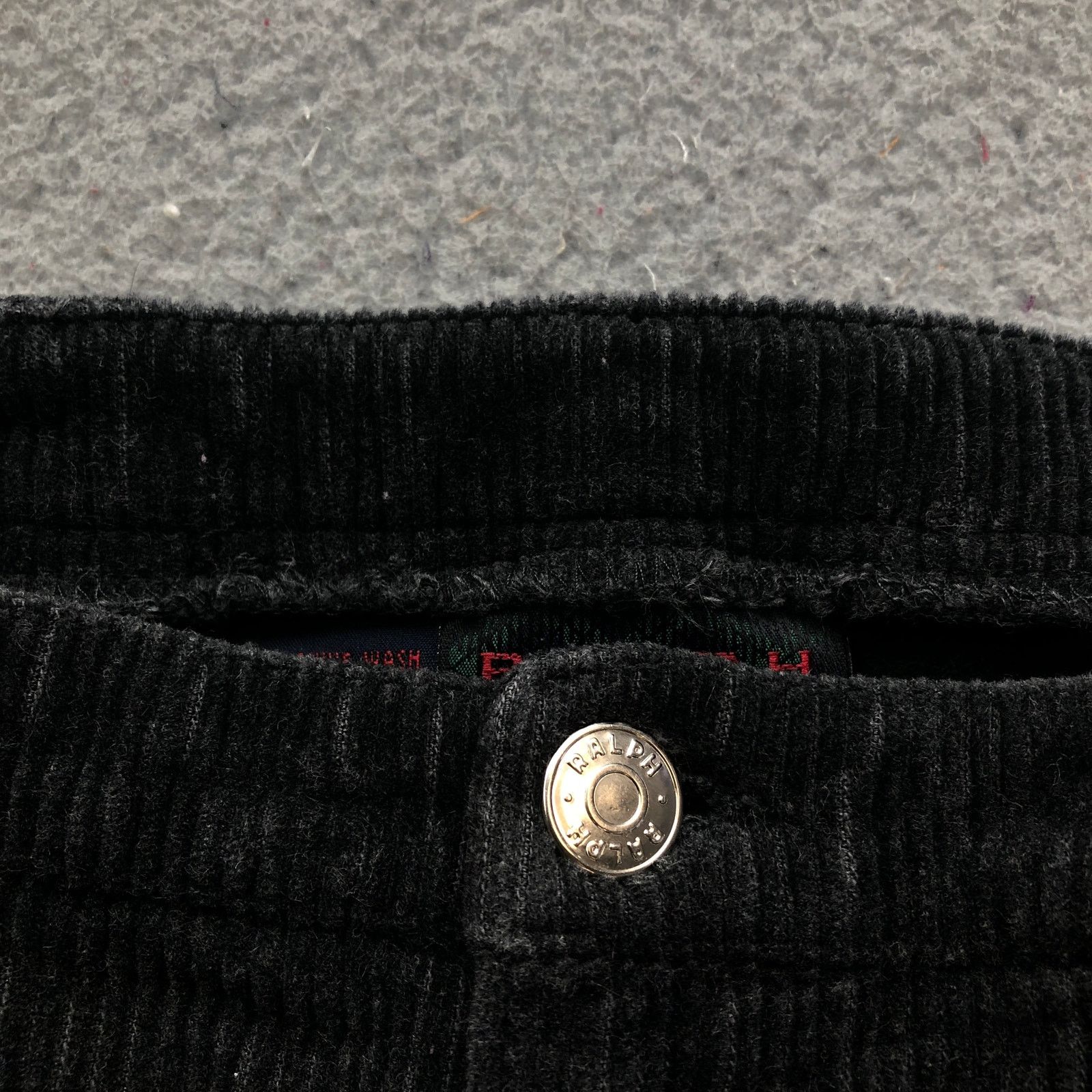 RRL Ralph Lauren Ralph Ralph Lauren Corduroy Flared Pants Women 30x25 2 Black Size 30" / US 8 / IT 44 - 5 Thumbnail