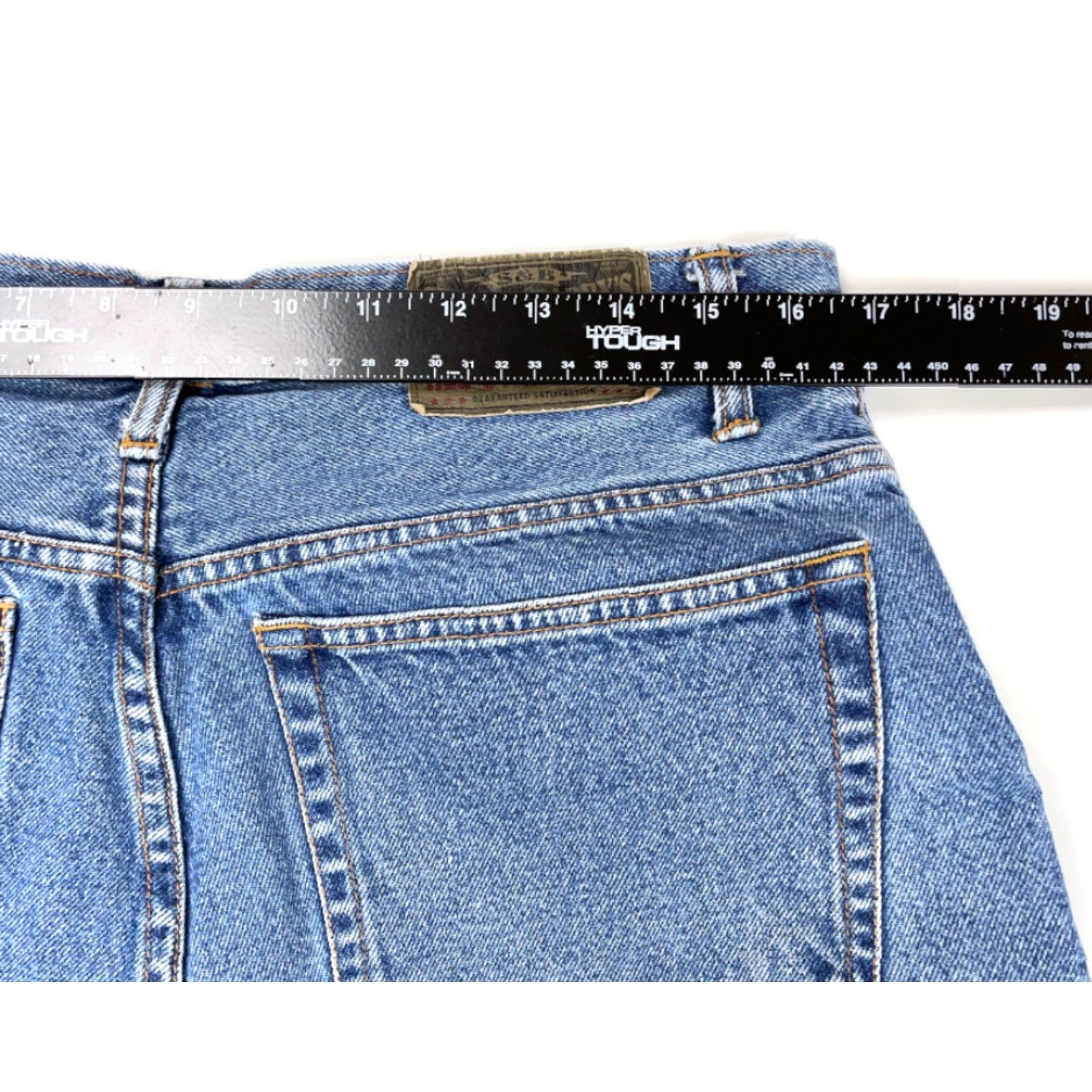Vintage Retro Dad Style Jeans Mens 34 x 32 Blue Medium Wash 90s Classic Hipster Punk Size US 33 - 5 Thumbnail