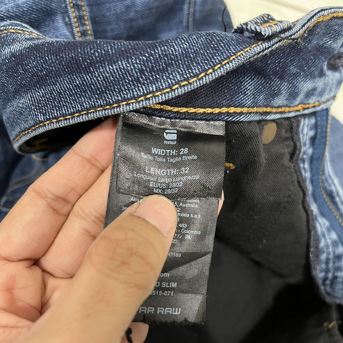 G-Star Vintage G Star Raw Denim Jeans Size US 28 / EU 44 - 22 Thumbnail
