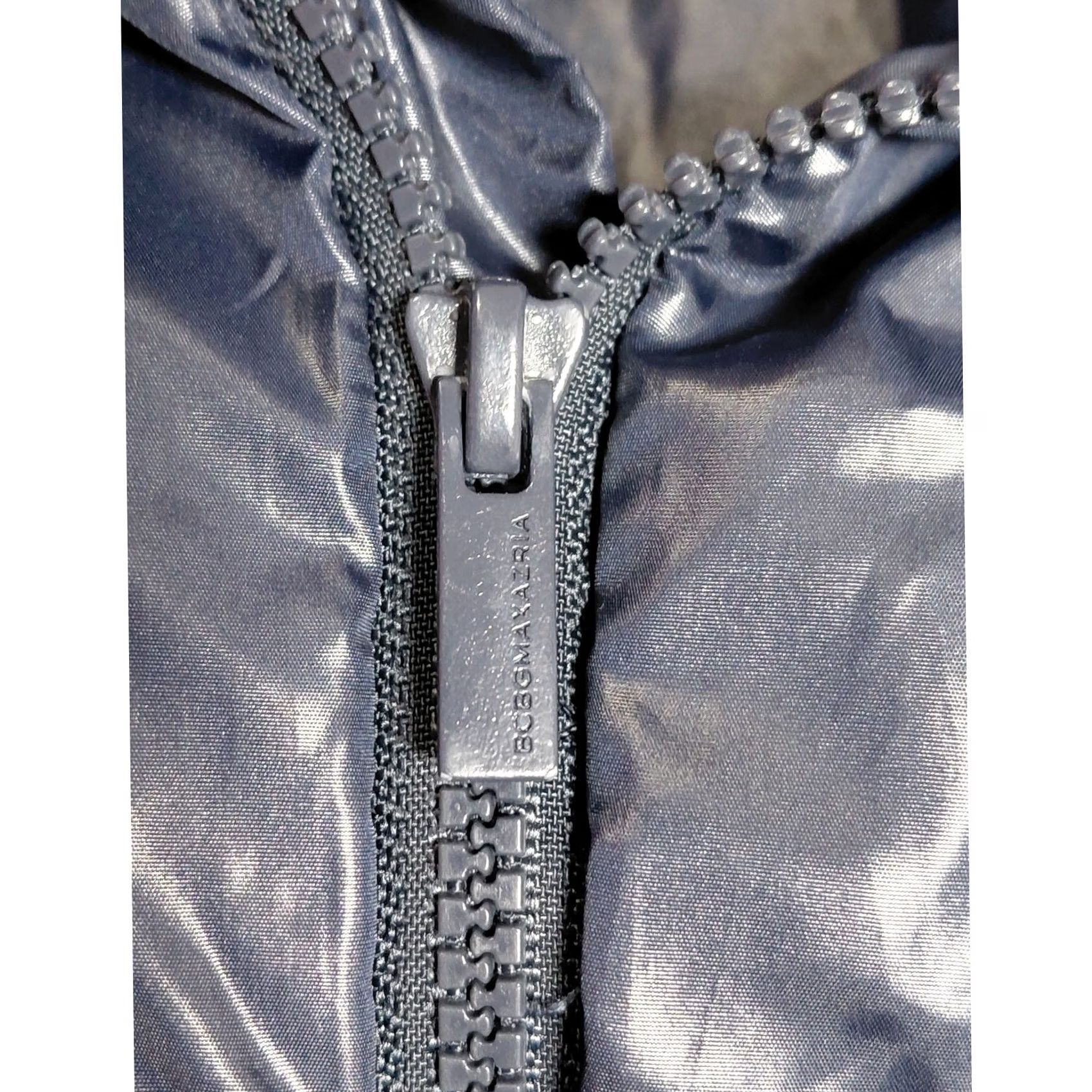 Bcbgmaxazria BCBGMAXAZRIA Jacket Blue Puffer Zip Hooded Long Sleeve Women M Fall Winter Insulated Polyester Solid Style Team: Casual Travel Size M / US 6-8 / IT 42-44 - 3 Thumbnail