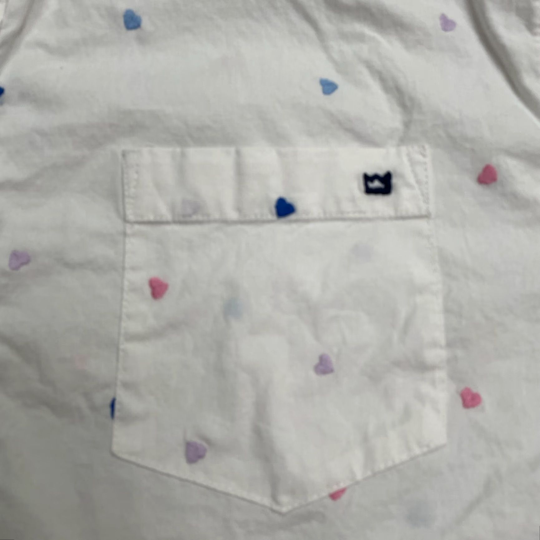 Vintage Crown & Ivy Button-Up Shirt Womens PL White Long Sleeve Heart Top Casual Shirt Womens XL? Size L / US 10 / IT 46 - 4 Thumbnail