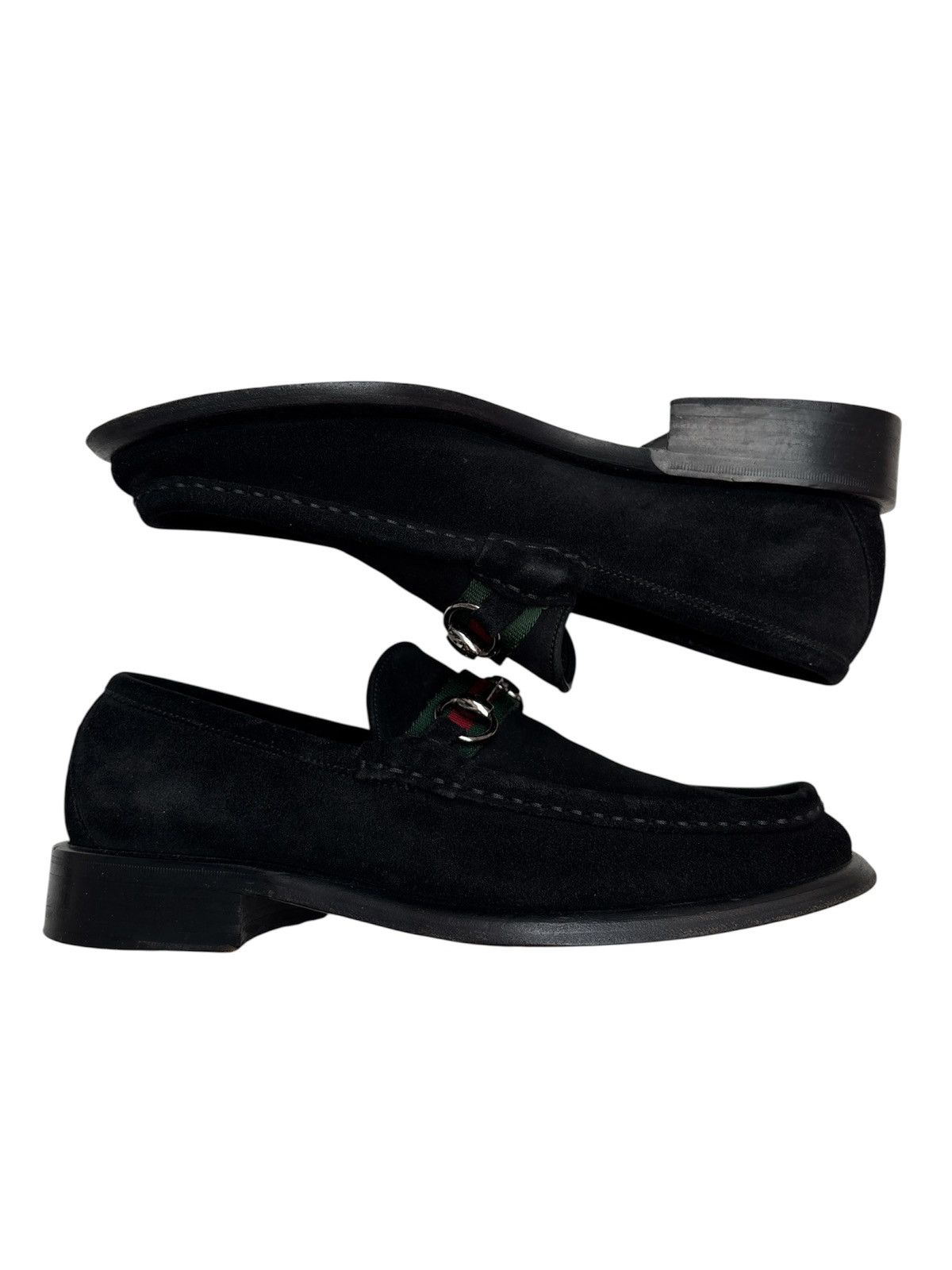 Gucci Tom Ford era Suede Horsebit Loafers Size US 8.5 / EU 41-42 - 4 Thumbnail