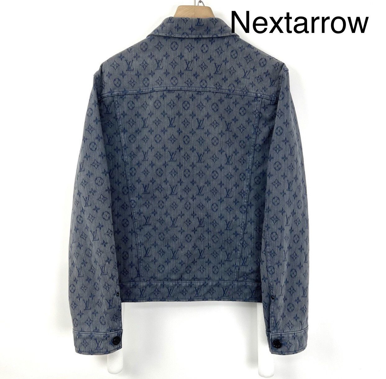 Louis Vuitton Louis Vuitton LV blue floral print denim jacket2412- Size M / US 6-8 / IT 42-44 - 2 Thumbnail
