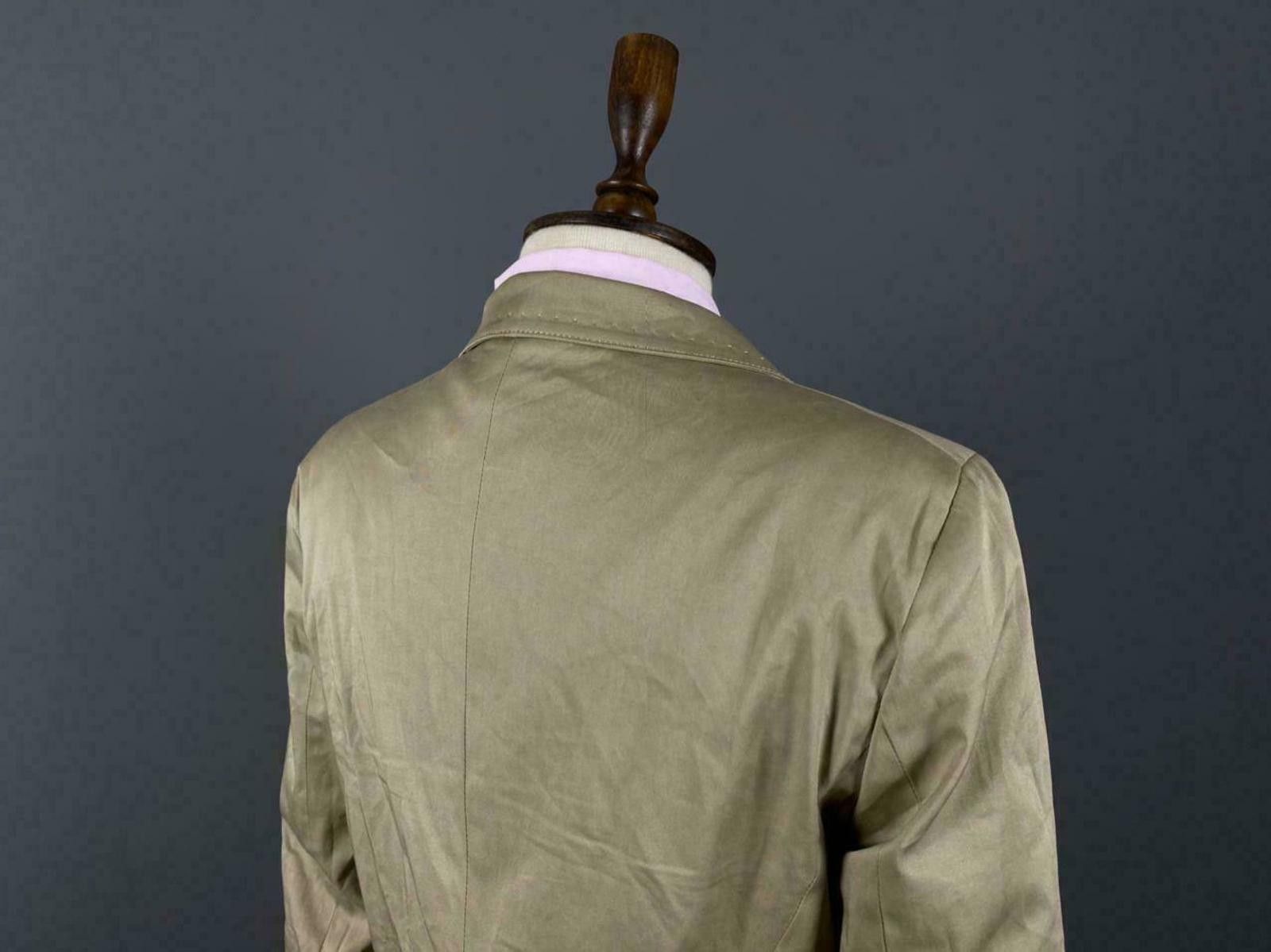 Designer Ladies Max Mara Grey Cotton Blazer Jacket Size 12 Size XL / US 12-14 / IT 48-50 - 5 Thumbnail