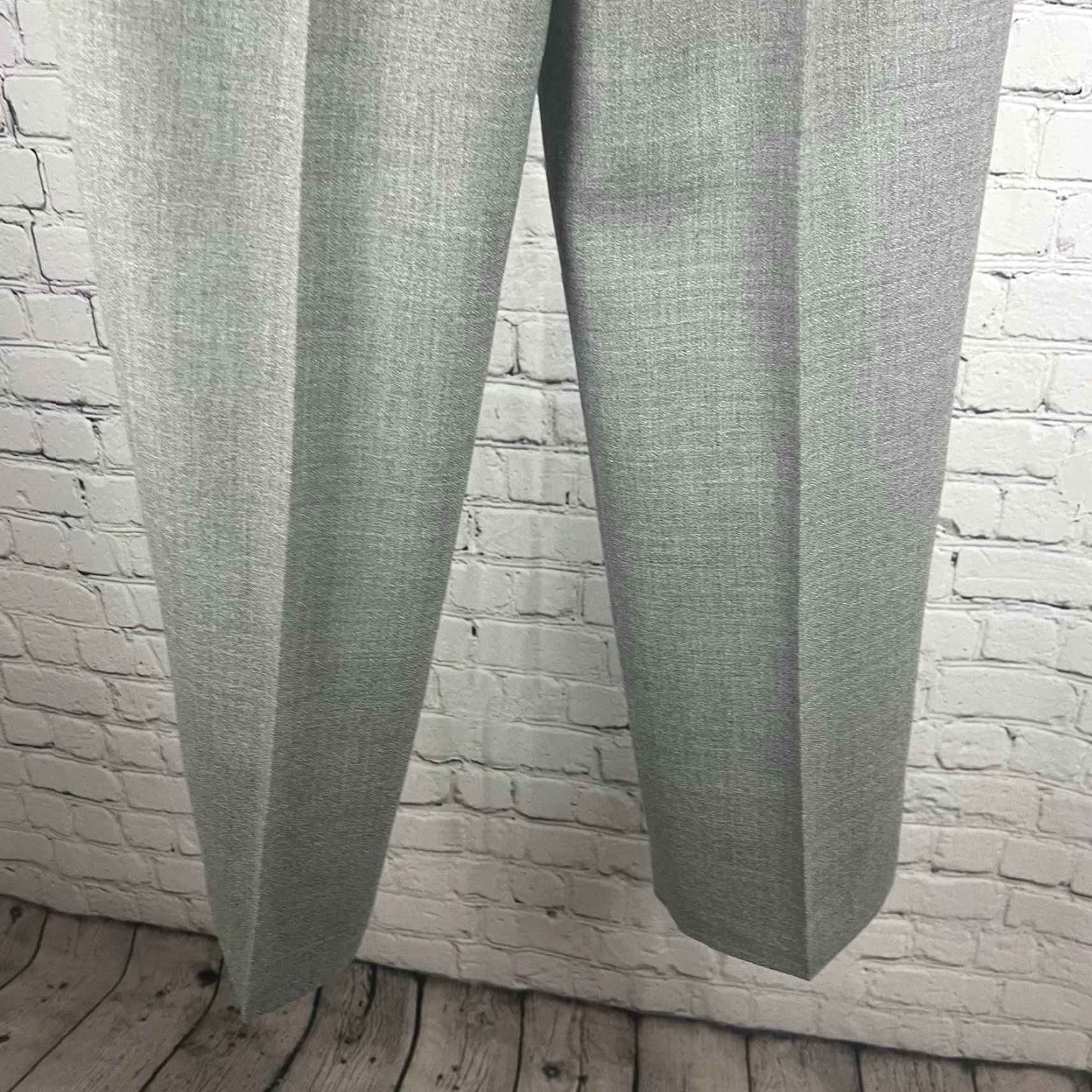 Vintage VINTAGE JH Collectibles Dress Pants Gray Wool Pleated Lined High Waisted 12 28X31 Women Size 34" / US 12 / IT 48 - 7 Thumbnail