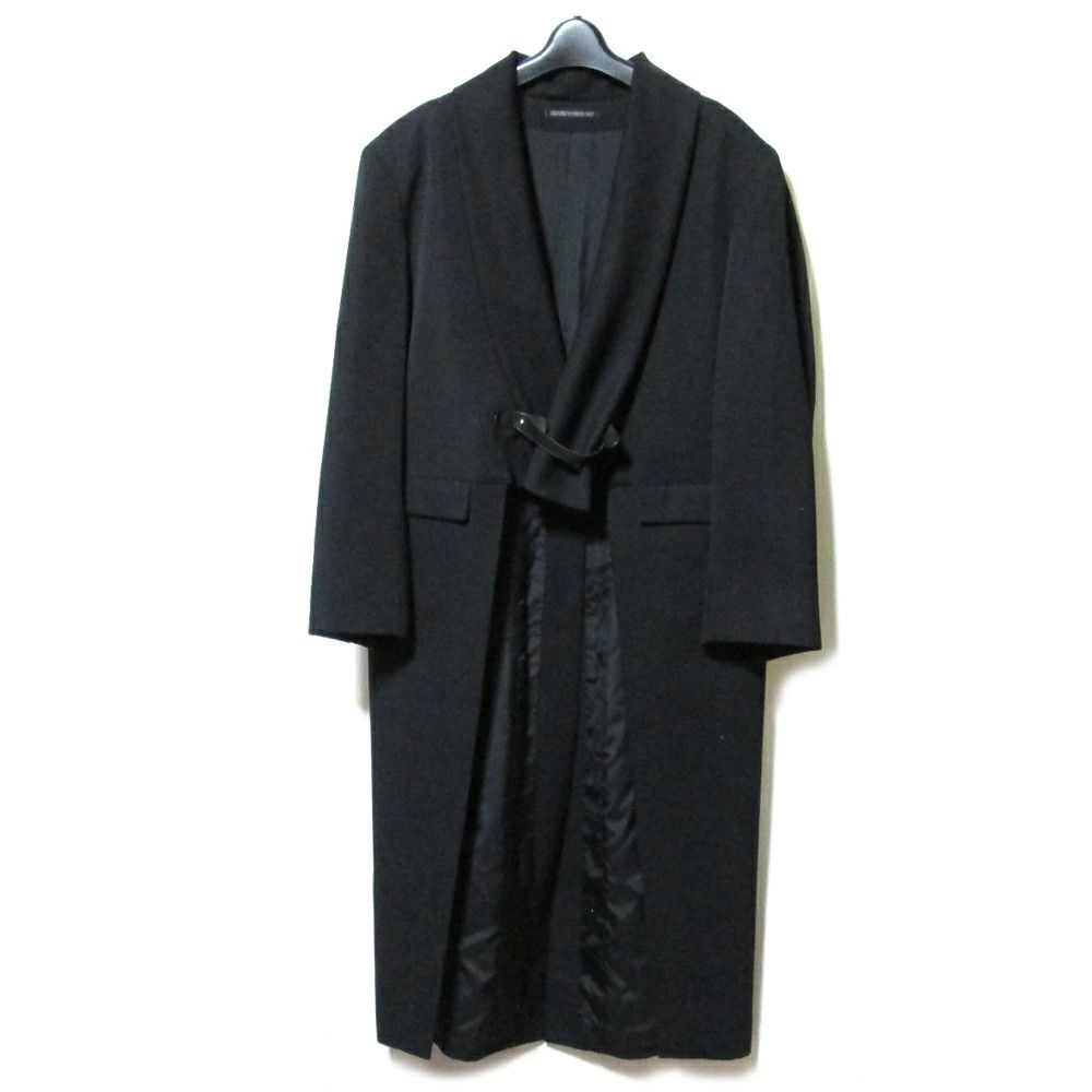 Yohji Yamamoto Yohji Yamamoto POUR HOMME Leather belt thong tuxedo jacket Size US XXL / EU 58 / 5 - 1 Thumbnail