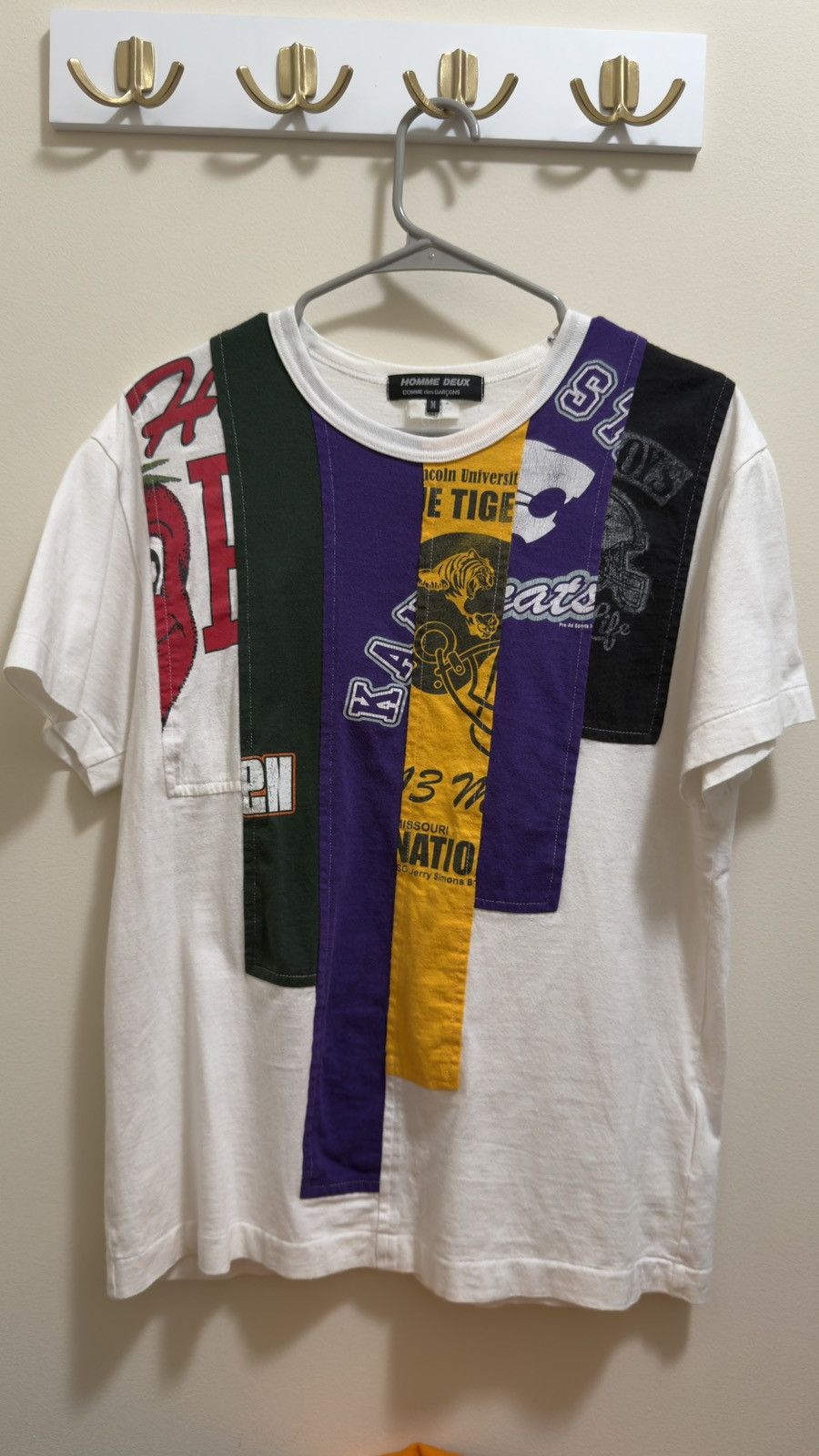 Comme des Garcons Homme Deux Comme Des Garcons Homme Deux Vintage Patch Work Tee Size US M / EU 48-50 / 2 - 1 Thumbnail