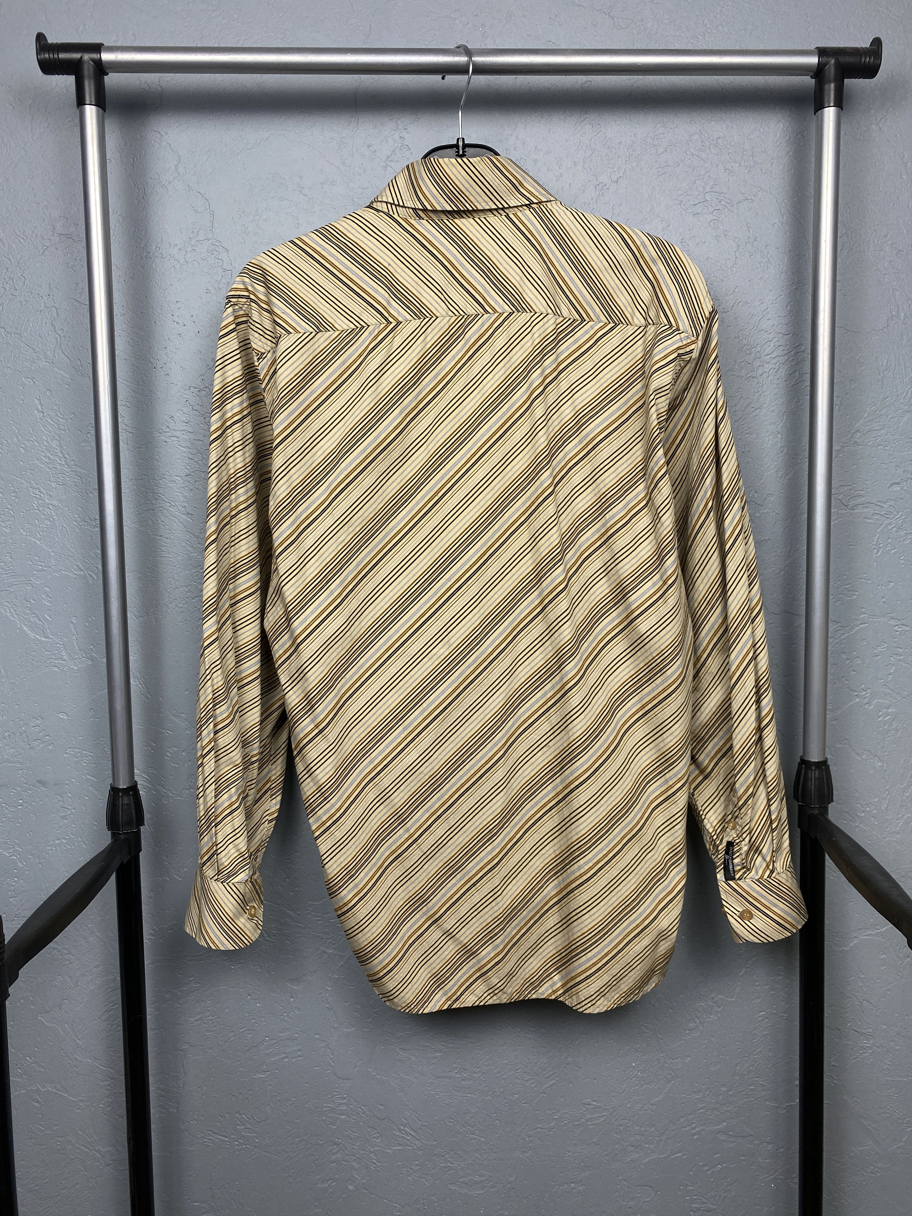 Dolce & Gabbana × Vintage Dolce & Gabbana Vintage Mens Striped Long Sleeve Shirt Size US M / EU 48-50 / 2 - 9 Thumbnail