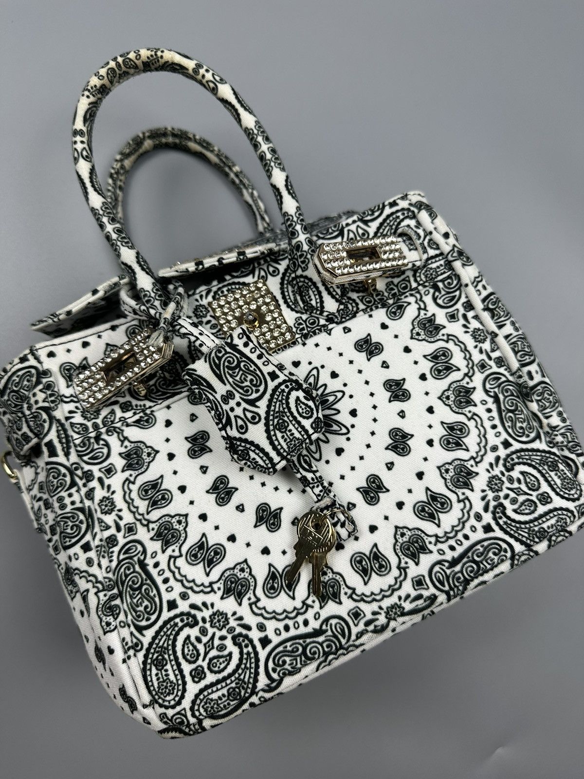 Designer × If Six Was Nine Rare Hermetic Paisley Birkin Inspired By Hermes Birkin Size ONE SIZE - 9 Thumbnail