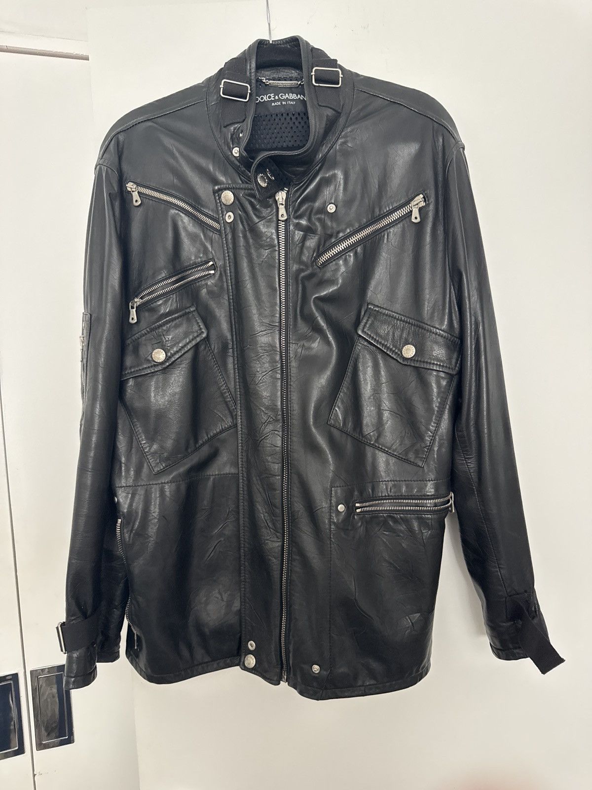 Dolce & Gabbana Leather zip Size US XL / EU 56 / 4 - 3 Thumbnail