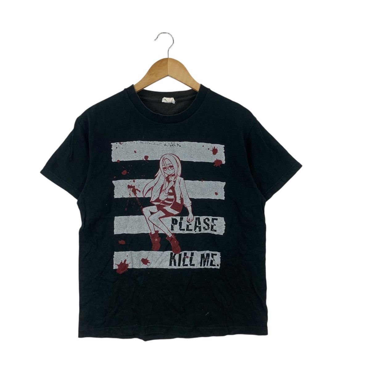 Anime SATSURIKU NO TENSHI Angels Of Death Game Tee Shirt Top Size US M / EU 48-50 / 2 - 4 Thumbnail