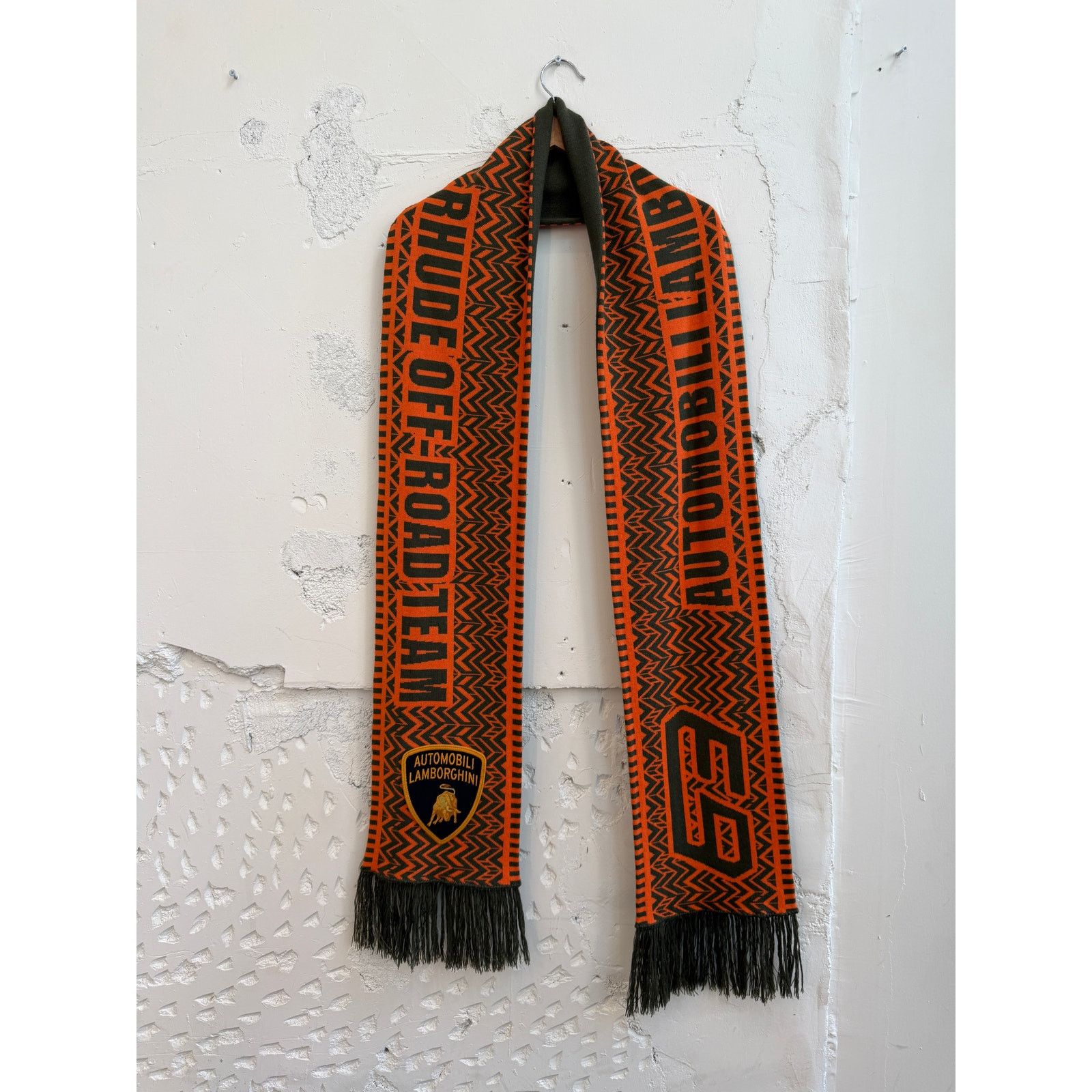 Rhude Rhude Lamborghini Embroidered Off Road Team Scarf Size ONE SIZE - 1 Thumbnail
