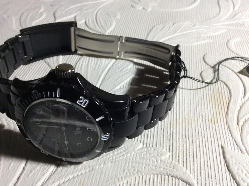 Designer LTd black dial plastic strap watch Size ONE SIZE - 5 Thumbnail