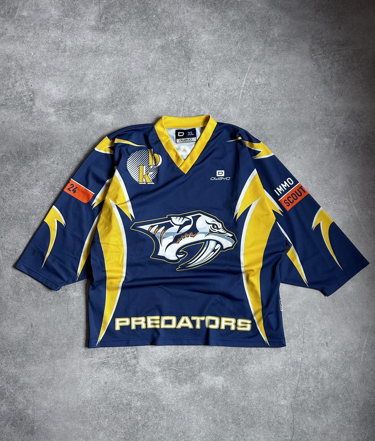 NHL × Vintage Vintage OWAYO Predator 🐆 jersey 19 big logo Size US XL / EU 56 / 4 - 1 Thumbnail