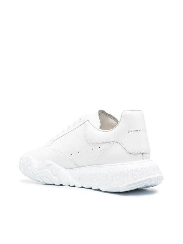 Alexander McQueen o1w1db10725 Court Trainer in White Size US 7 / EU 40 - 3 Thumbnail