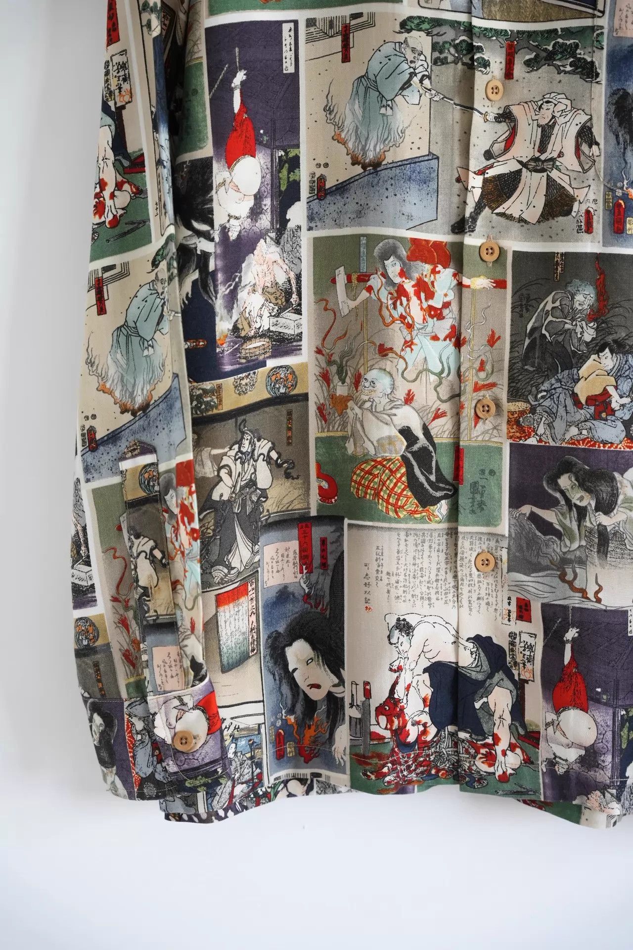 Wacko Maria Wacko Maria 18AW Hyakki Yakai AOP Cuban Shirt Size US M / EU 48-50 / 2 - 5 Thumbnail