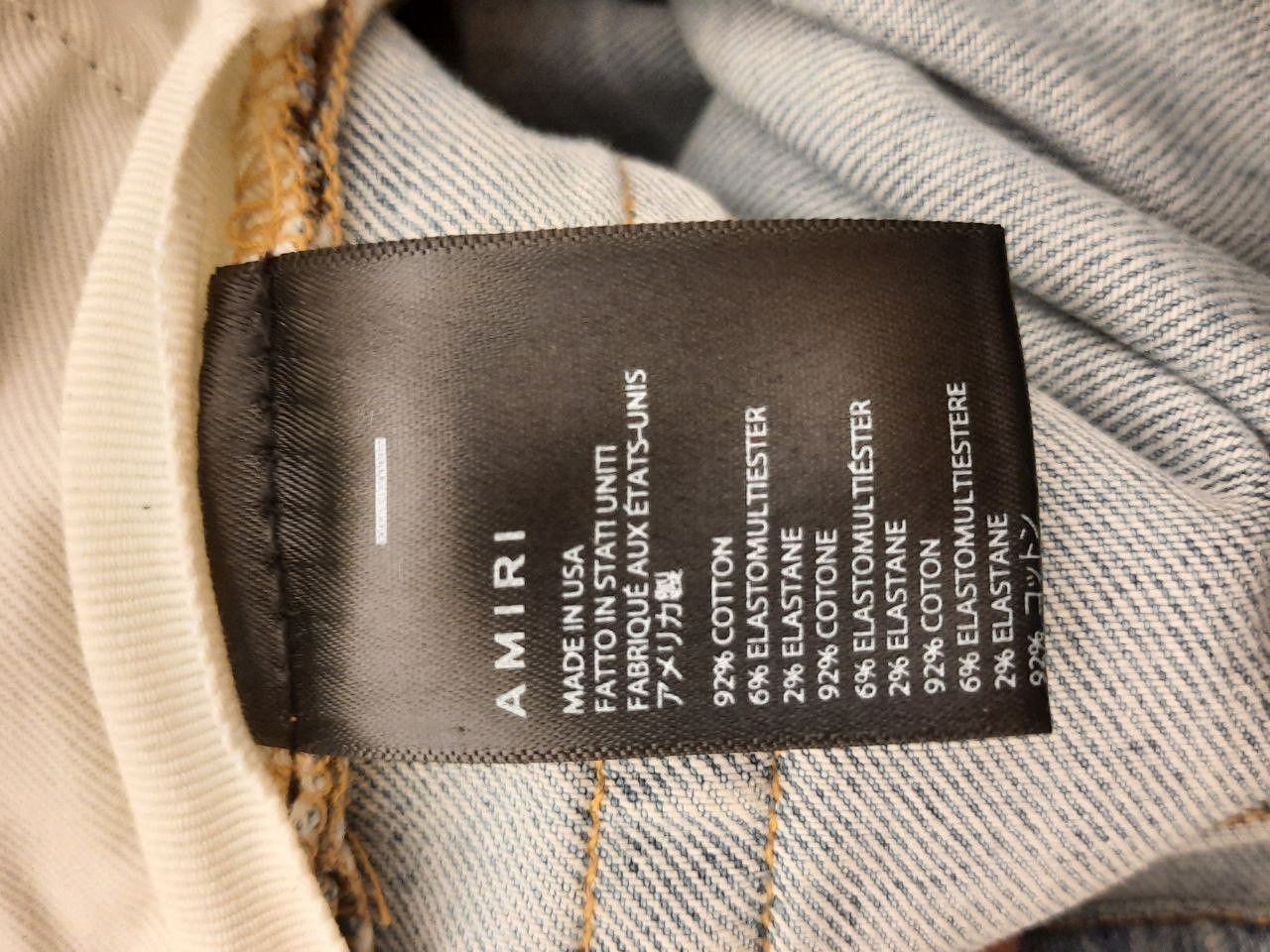 Amiri Paint Splatter MX1 Jeans Size 29" - 4 Thumbnail