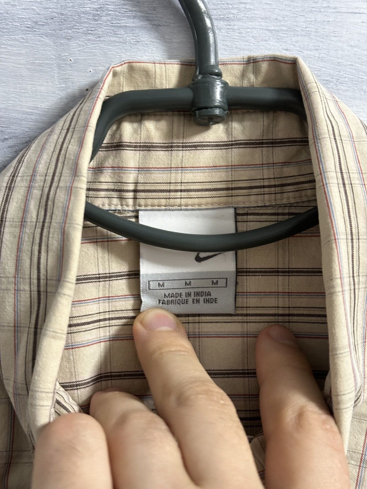 Nike Rare Vintage Shirt Nike 6.0 Small Swoosh Nova Check. Size US M / EU 48-50 / 2 - 7 Thumbnail