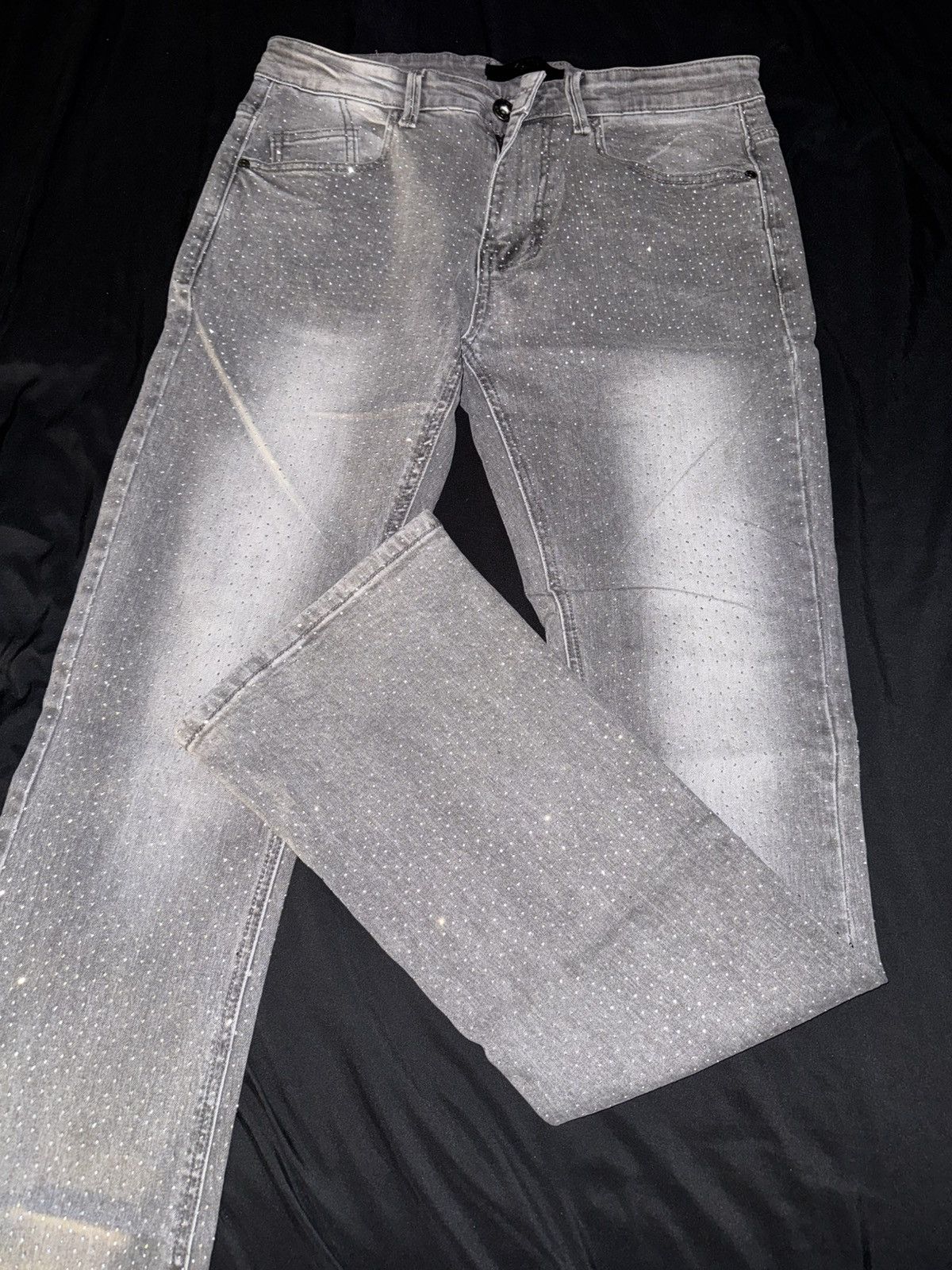 Other Kdnk Rhinestone Jeans Size US 32 / EU 48 - 1 Thumbnail