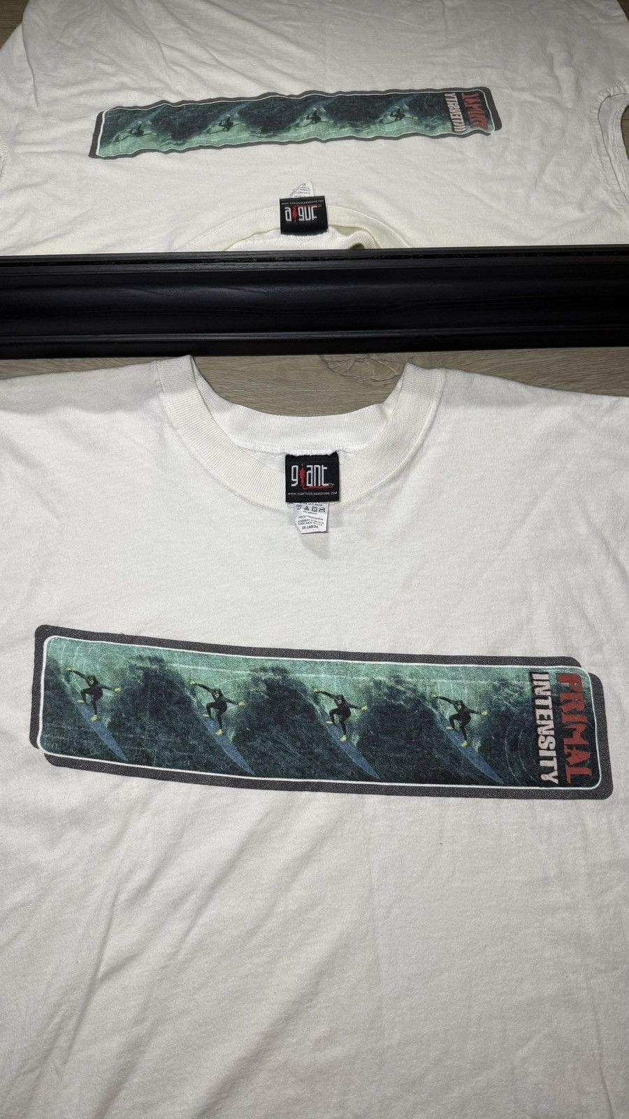Giant Vintage / Y2K Primal Intensity Waves Surfing Shirt Size US XXL / EU 58 / 5 - 3 Thumbnail
