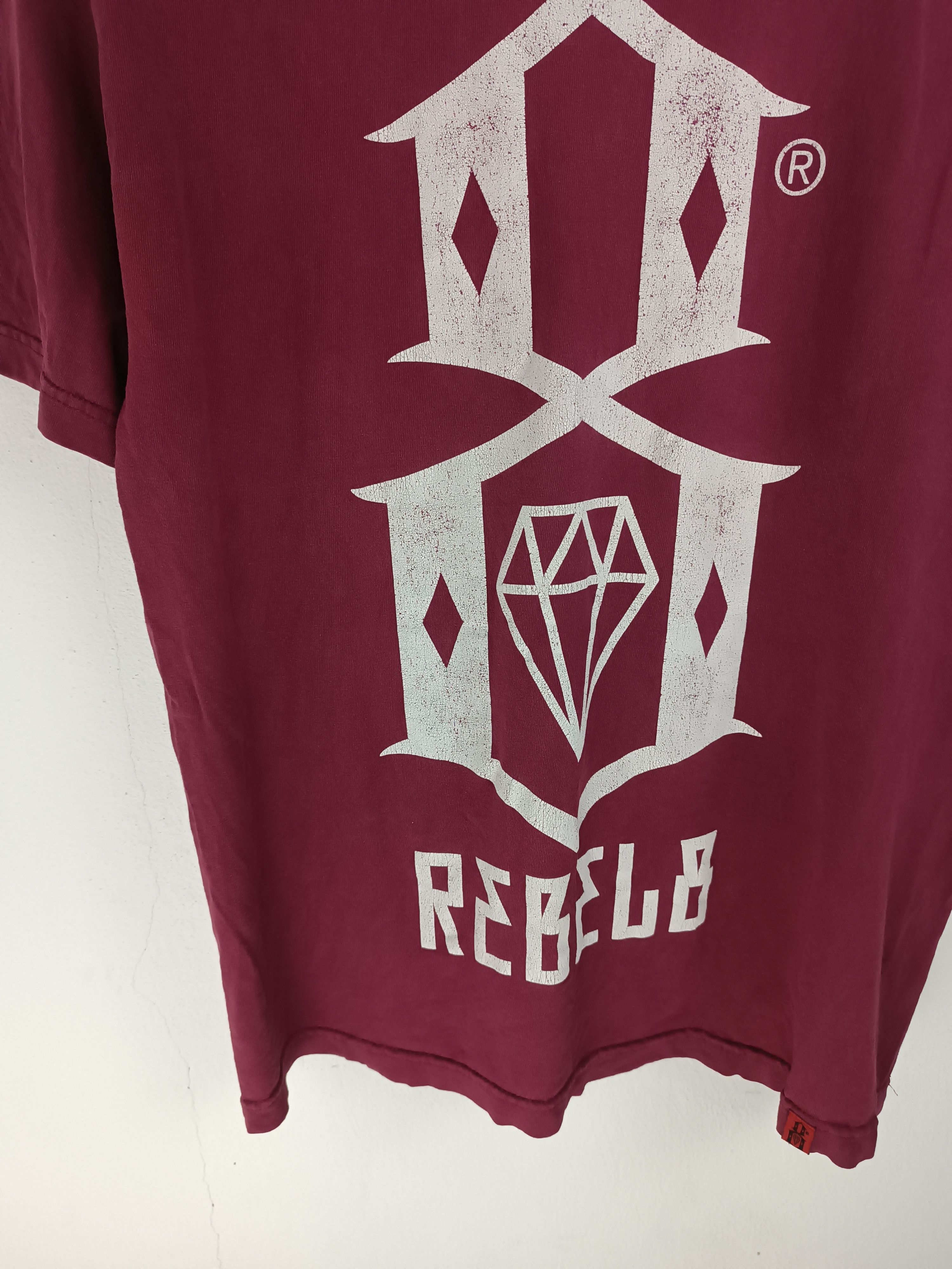 Rebel8 VINTAGE REBEL8 FADED DISTRESSED METALCORE PUNK TEE Size US M / EU 48-50 / 2 - 6 Thumbnail