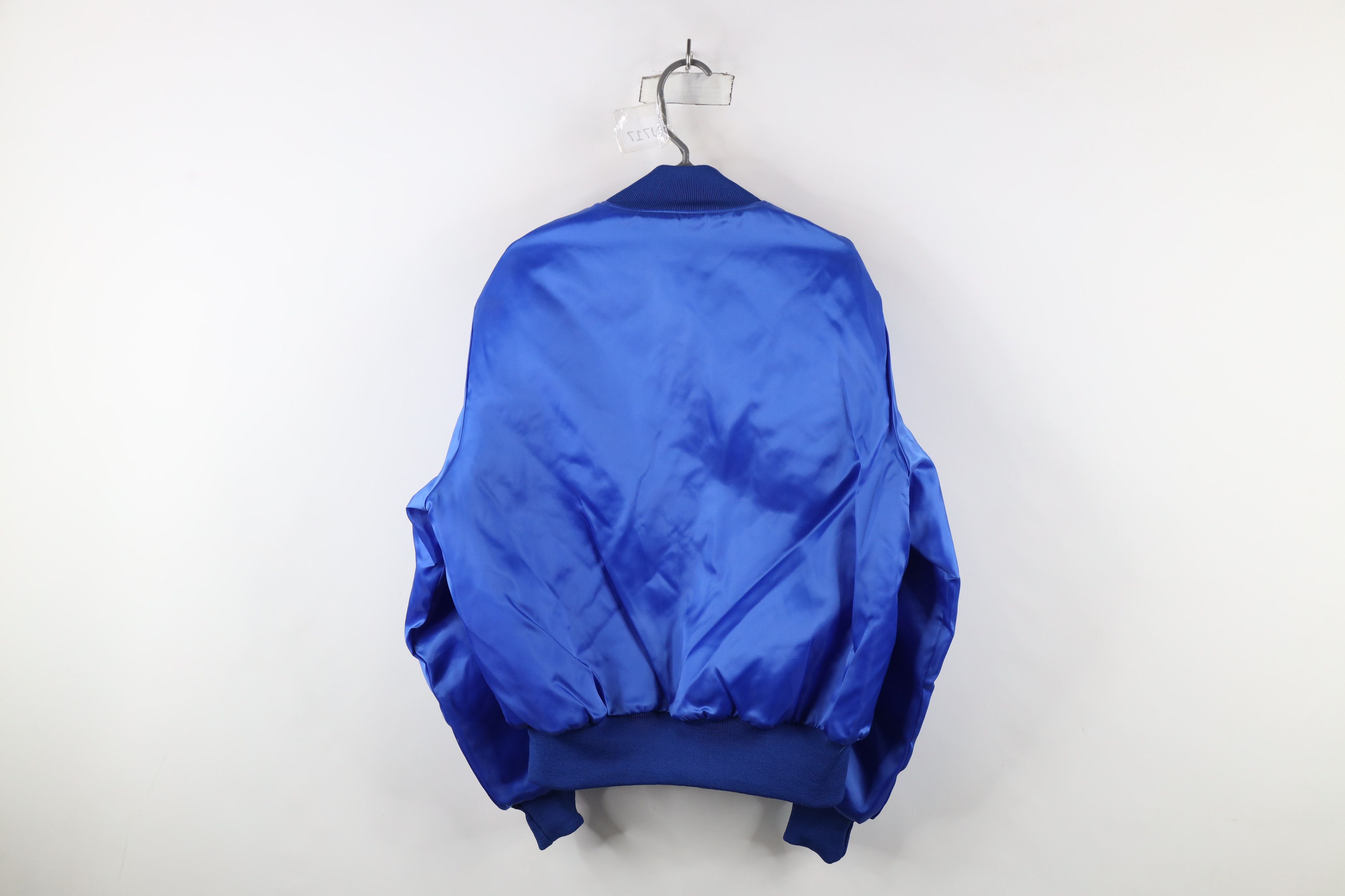 Vintage Vintage 80s 90s Trucking Quilted Satin Bomber Jacket USA Size US L / EU 52-54 / 3 - 13 Thumbnail