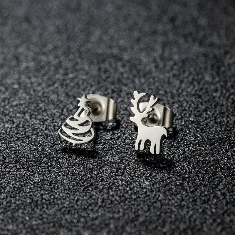 Jewelry Classic Fashion Xmas Mini Stud Earrings Charm Earring Gift Size ONE SIZE - 1 Preview