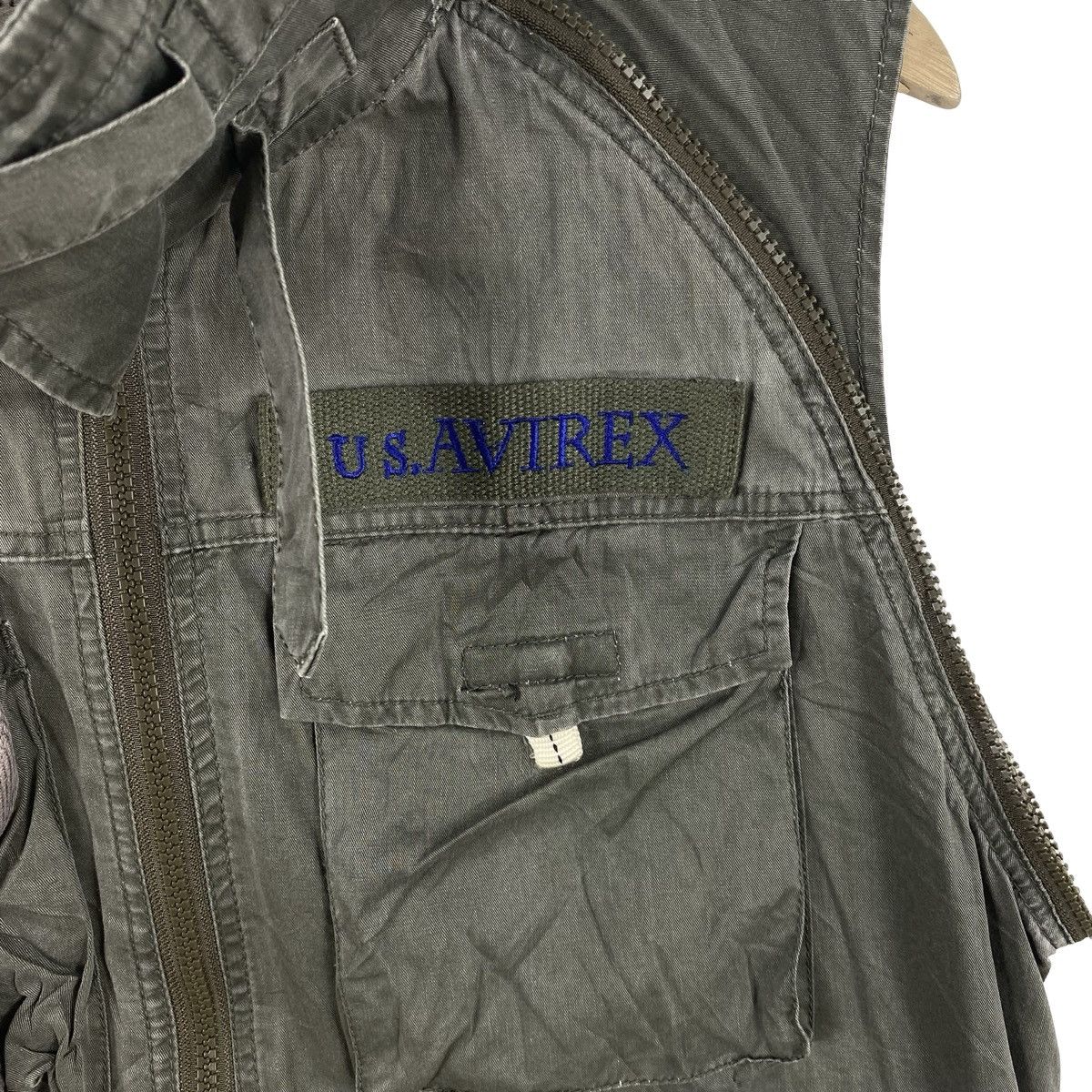 Avirex Vintage AVIREX Tactical Utility Vest Military Pocket Zip Up Size US L / EU 52-54 / 3 - 6 Thumbnail