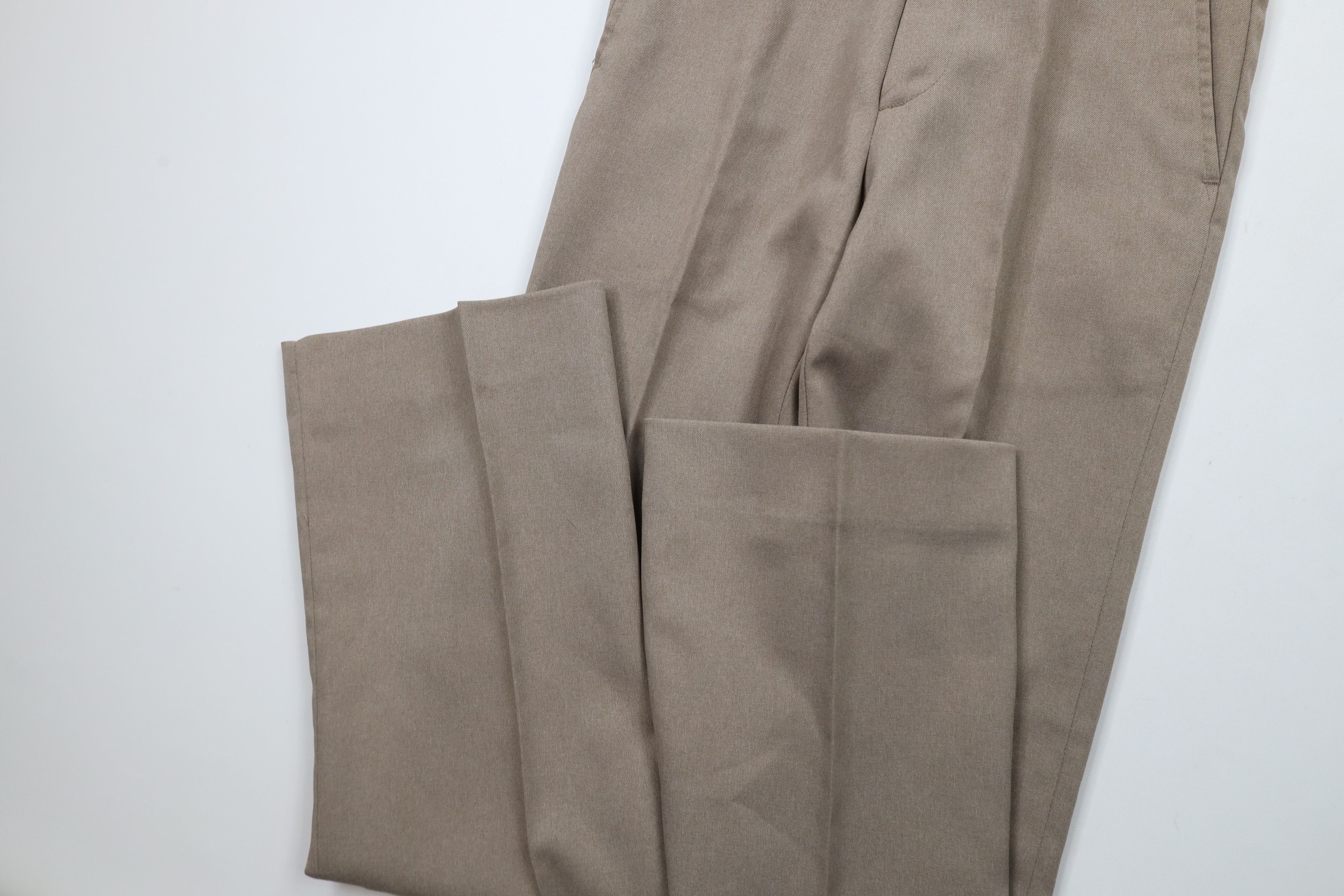 Vintage Vintage 70s Streetwear Bell Bottoms Chino Pants Beige USA Size US 29 - 5 Thumbnail
