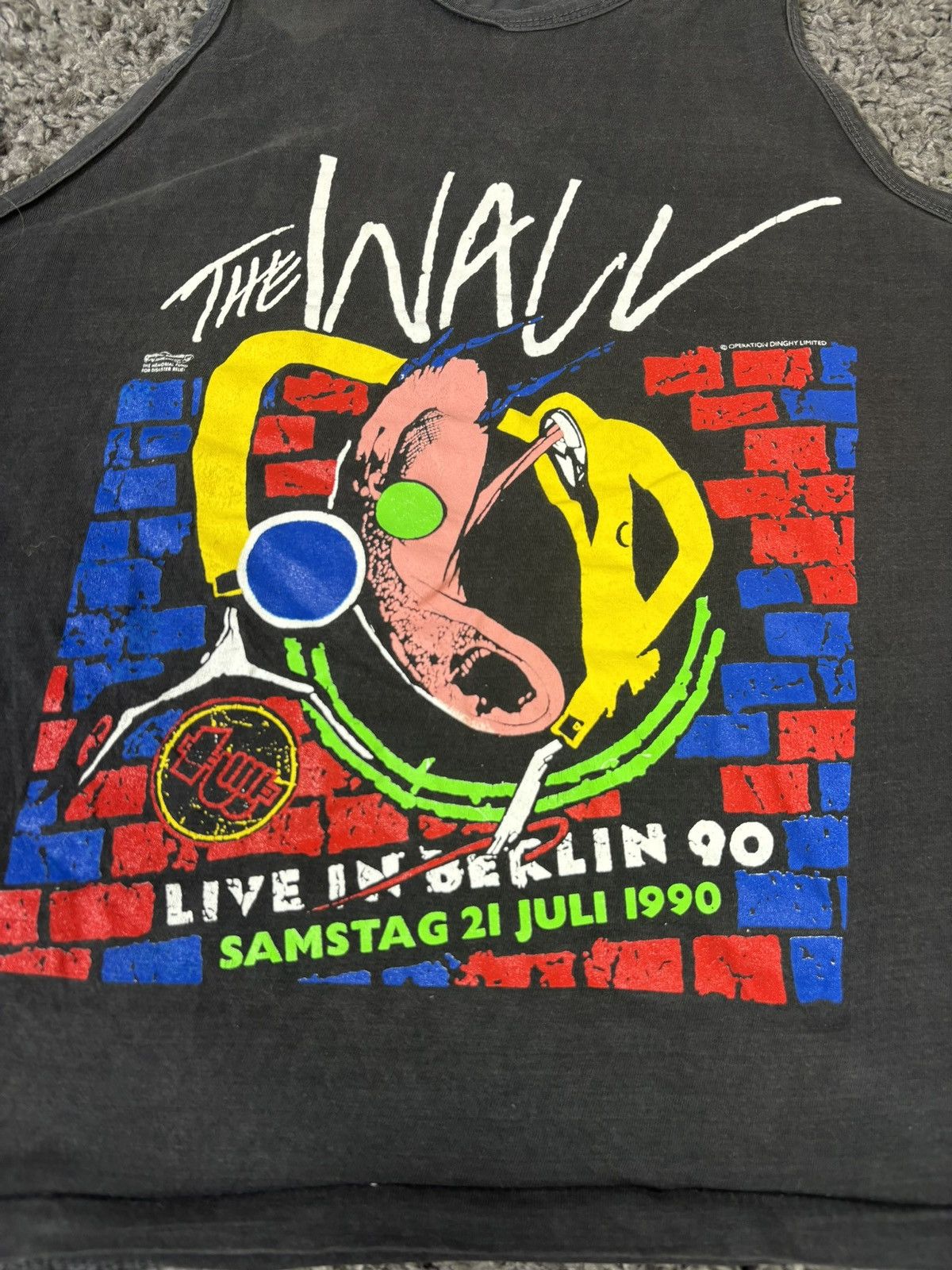 Band Tees × Pink Floyd × Vintage Pink Floyd Vintage 90s Og 1990 The Wall Tour Band Rock Tee Size US M / EU 48-50 / 2 - 3 Thumbnail
