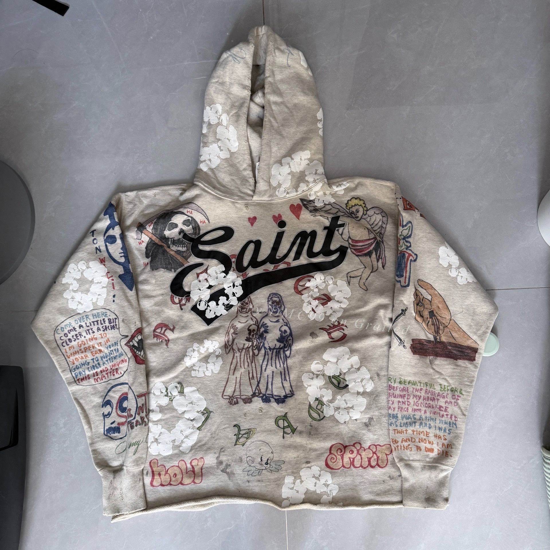 Saint Michael EU X SAINT MICHAEL HOODIE | Grailed